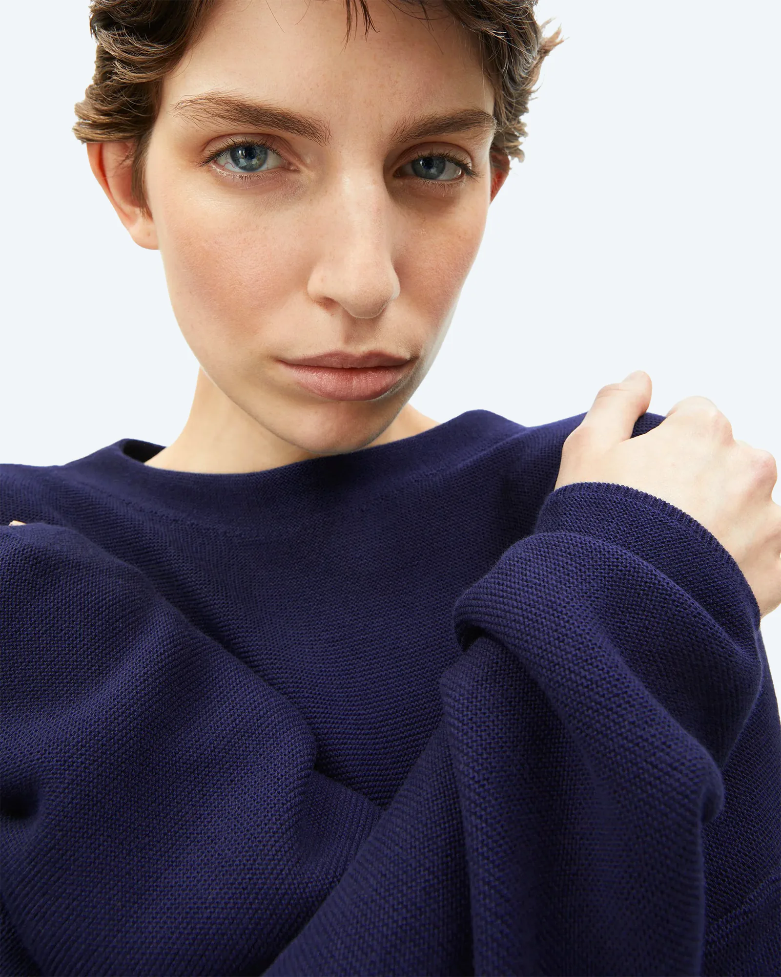 MERINAA LINKS LINKS Sweatshirt Tinted Navy