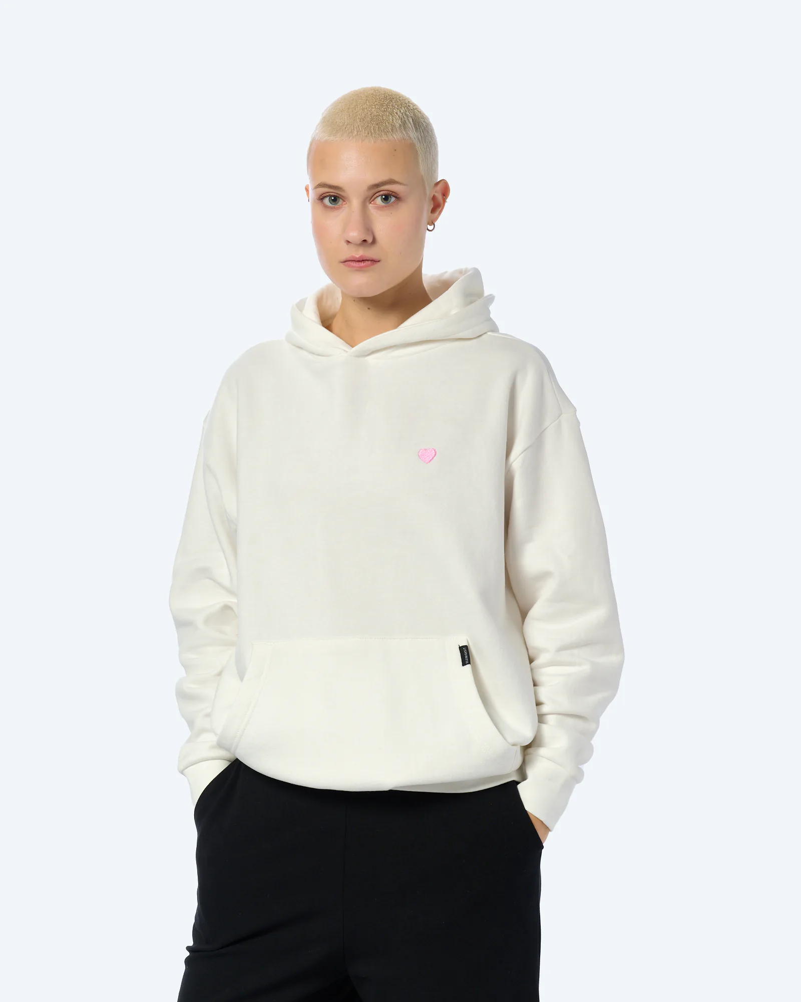 Kleinigkeit Love Is Love Hoodie Offwhite