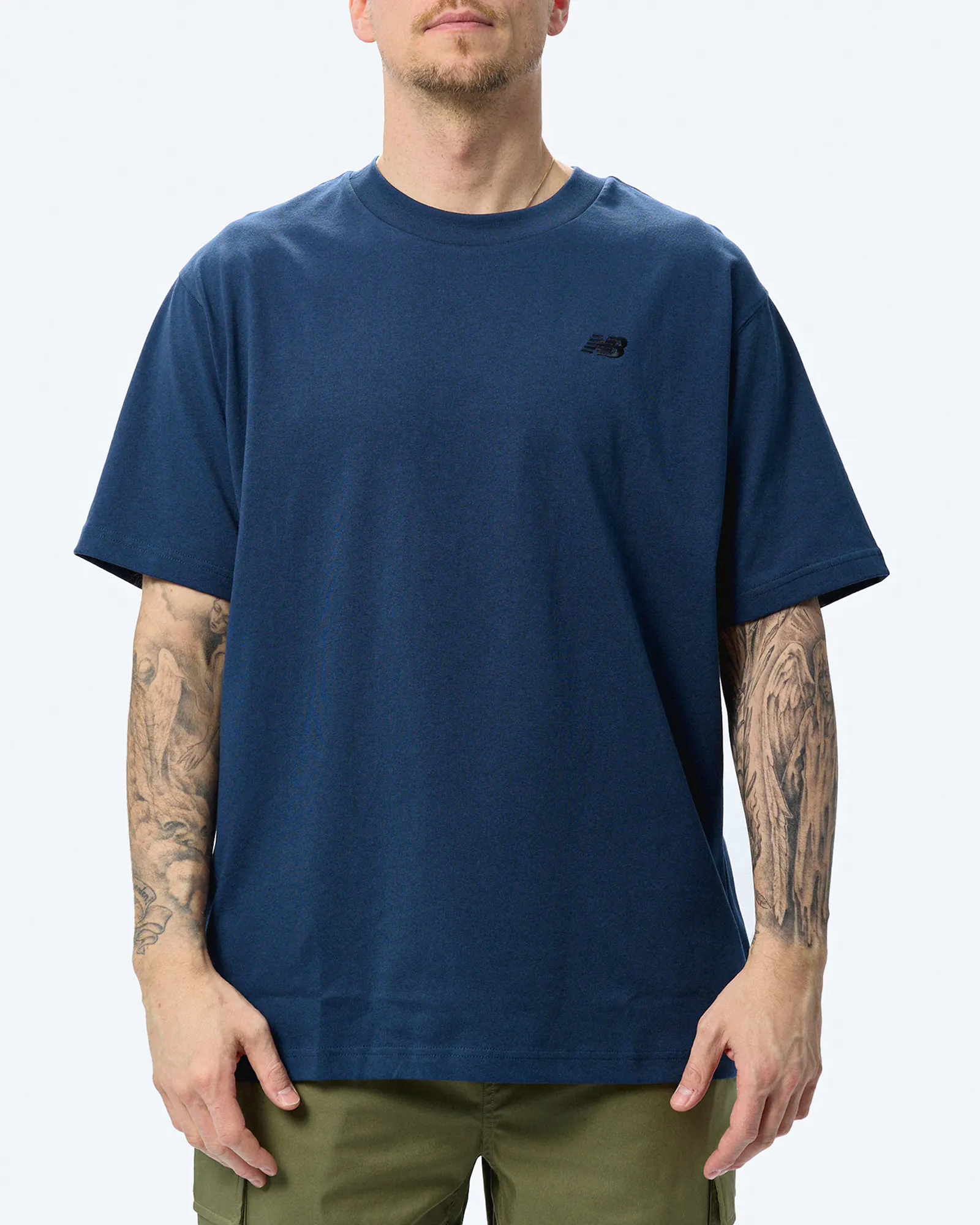 New Balance Athletics Cotton T-Shirt Navy New Balance Athletics Cotton T-Shirt Navy