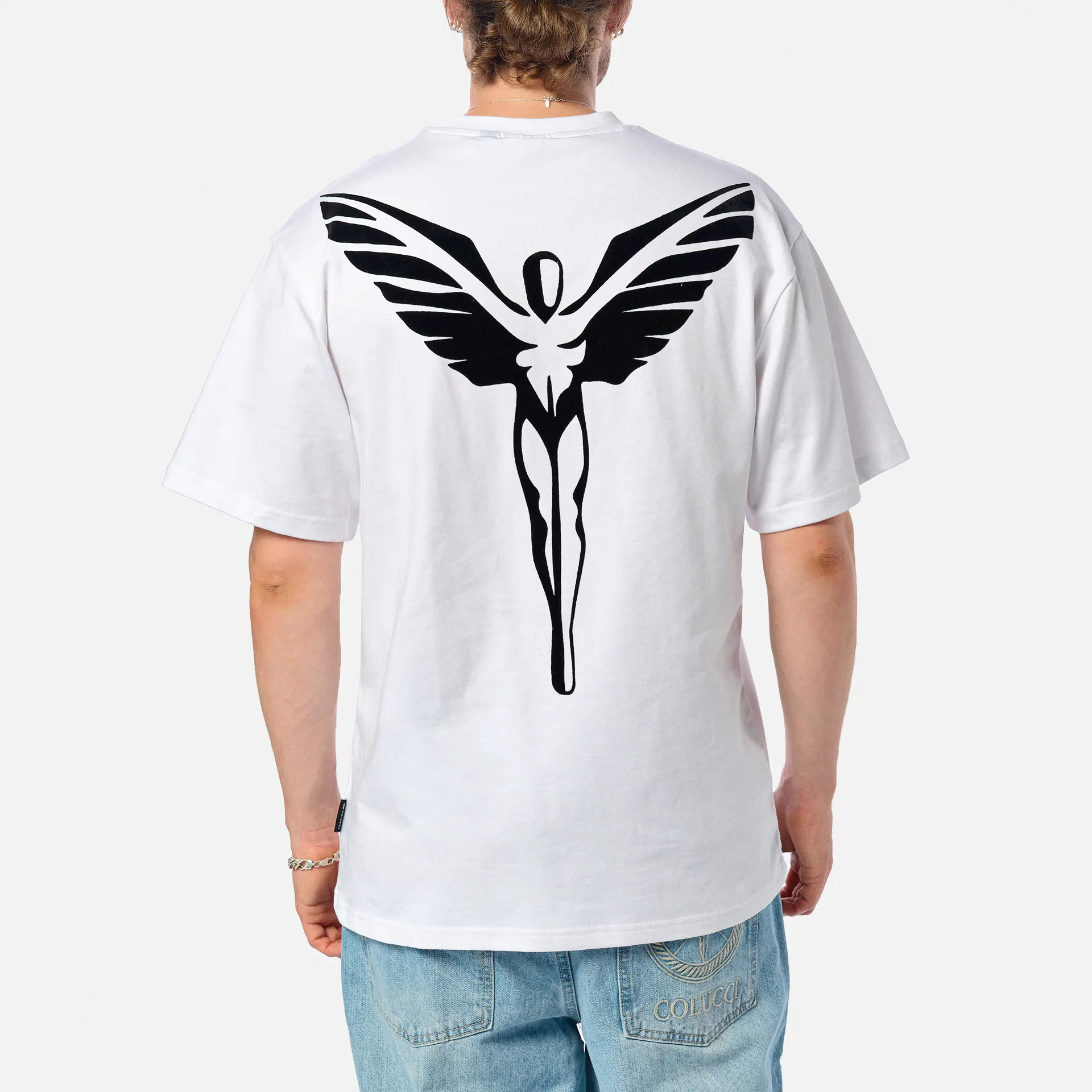 Colucci Logo T-Shirt Ikarus White/Black