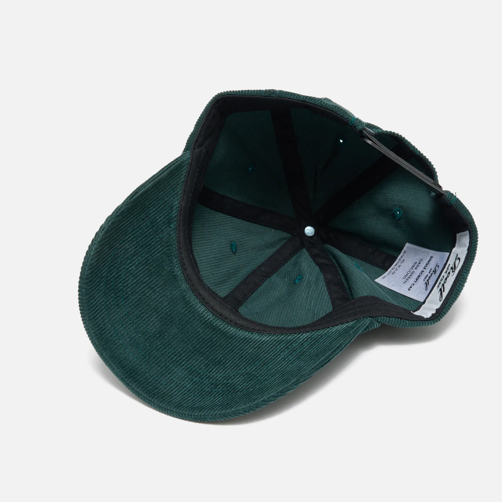 Reell Jeans Single Script Cap Dark Green Ripcord