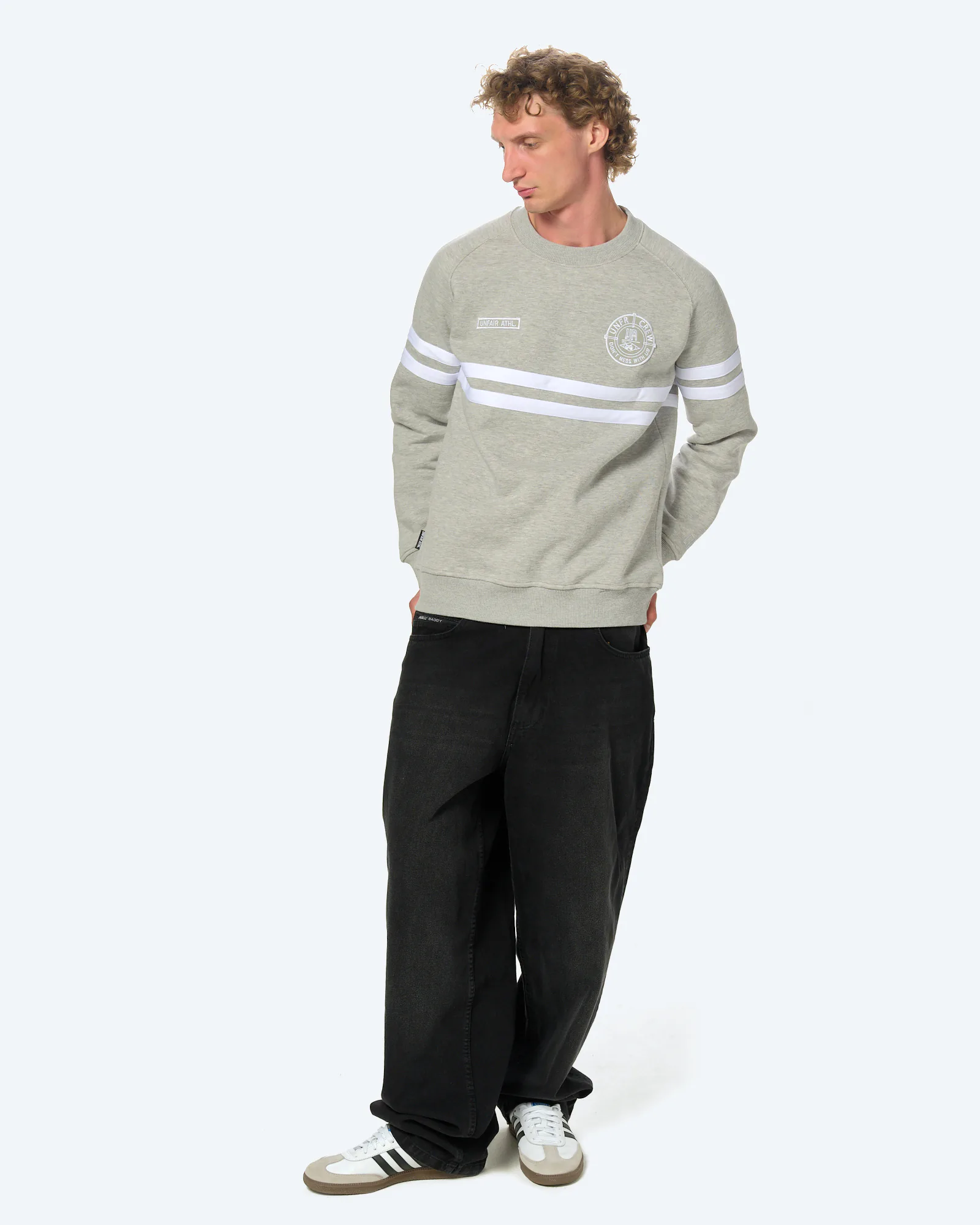 Unfair Athletics DMWU Crewneck Grey