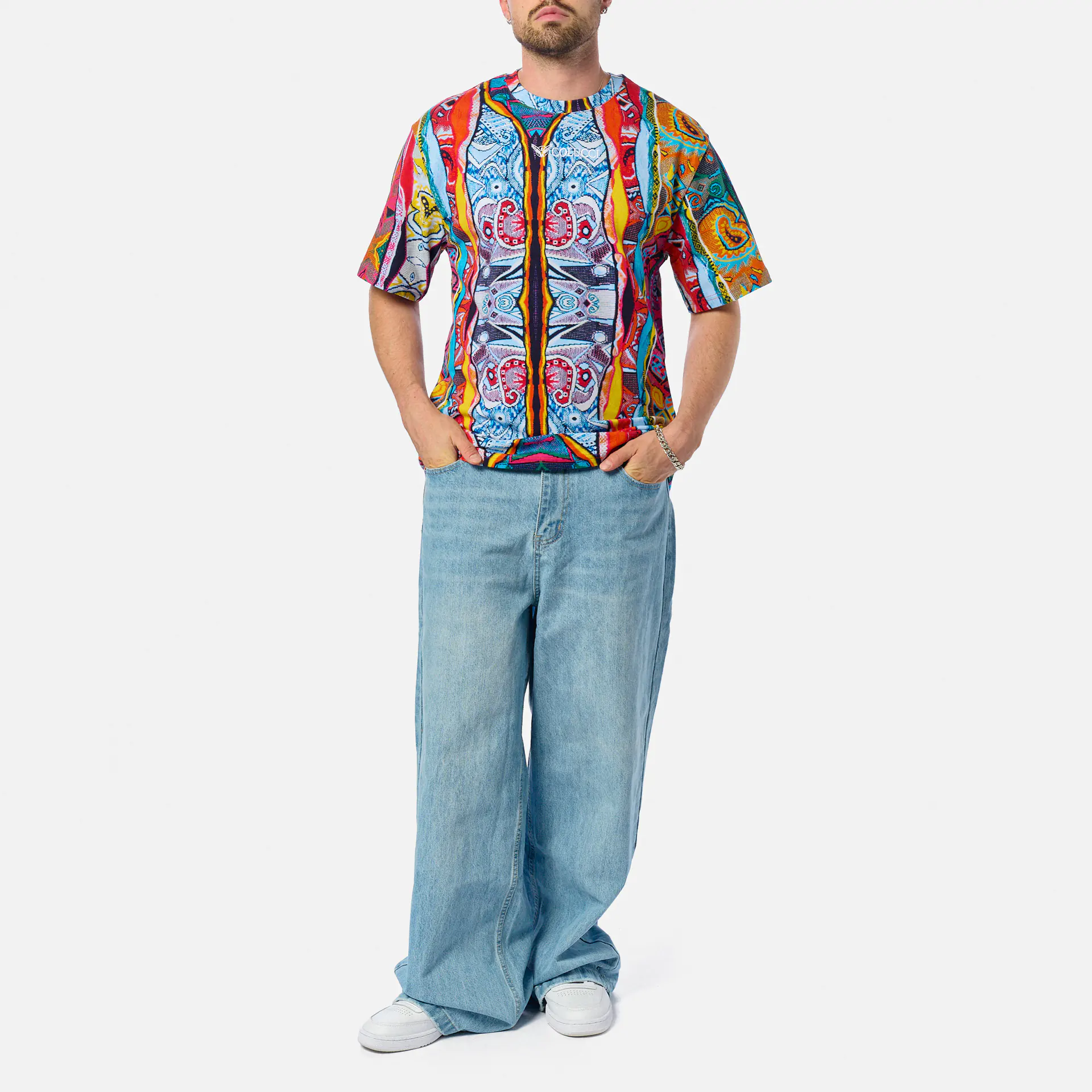 Colucci Crew Neck T-Shirt Printed AOP Multi