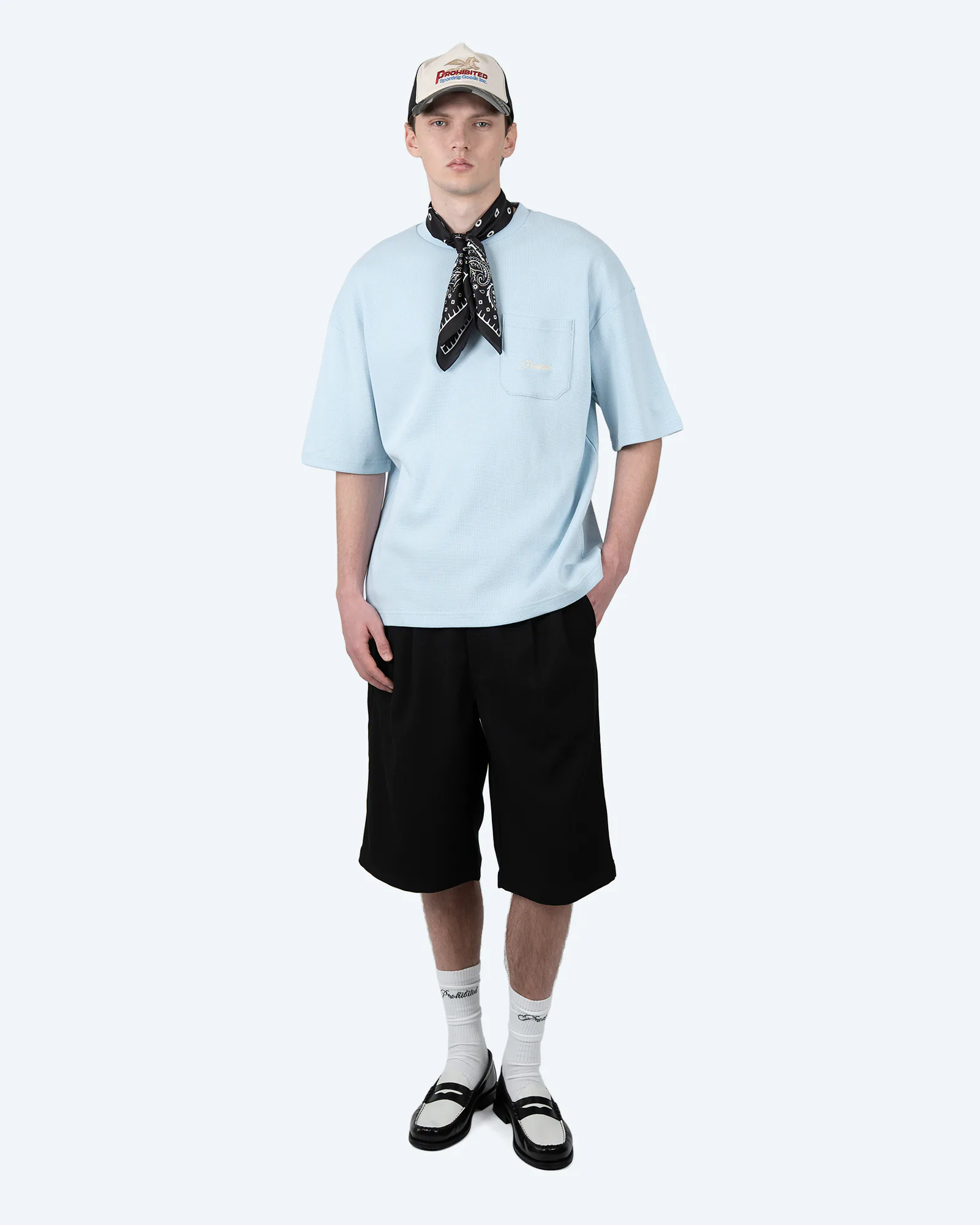 Prohibited Newport Pleated Shorts Black