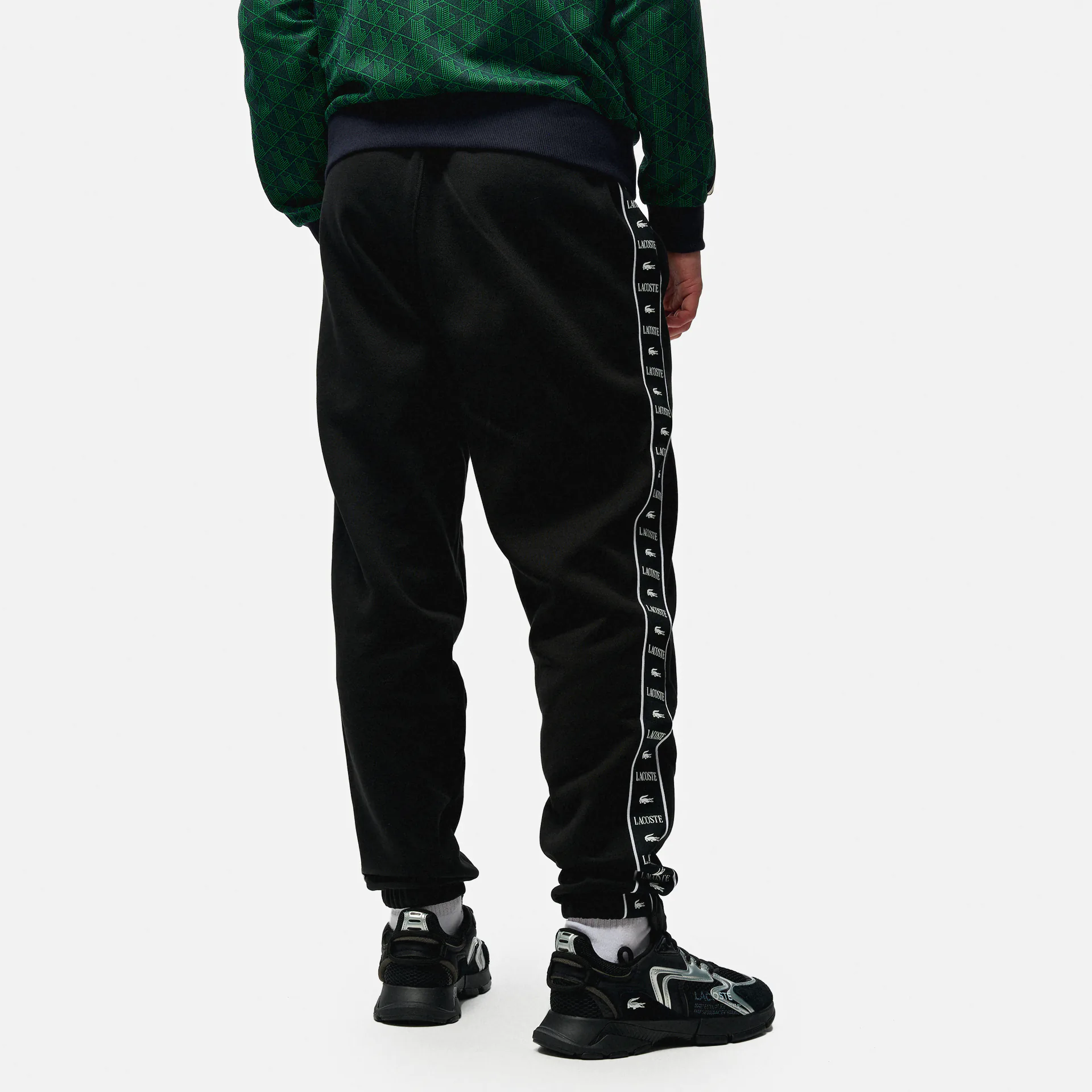 Black lacoste guppy pants sales