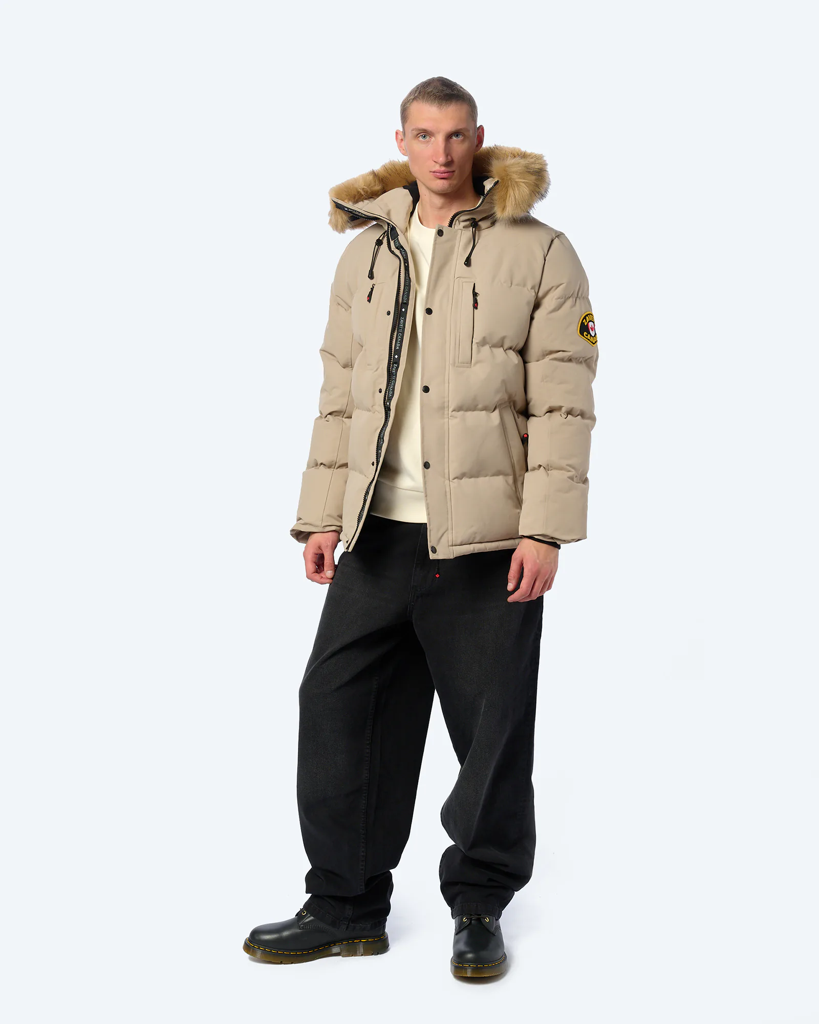 Zavetti Canada Oshawa 2.0 Puffer Parka Jacket Pure Cashmere