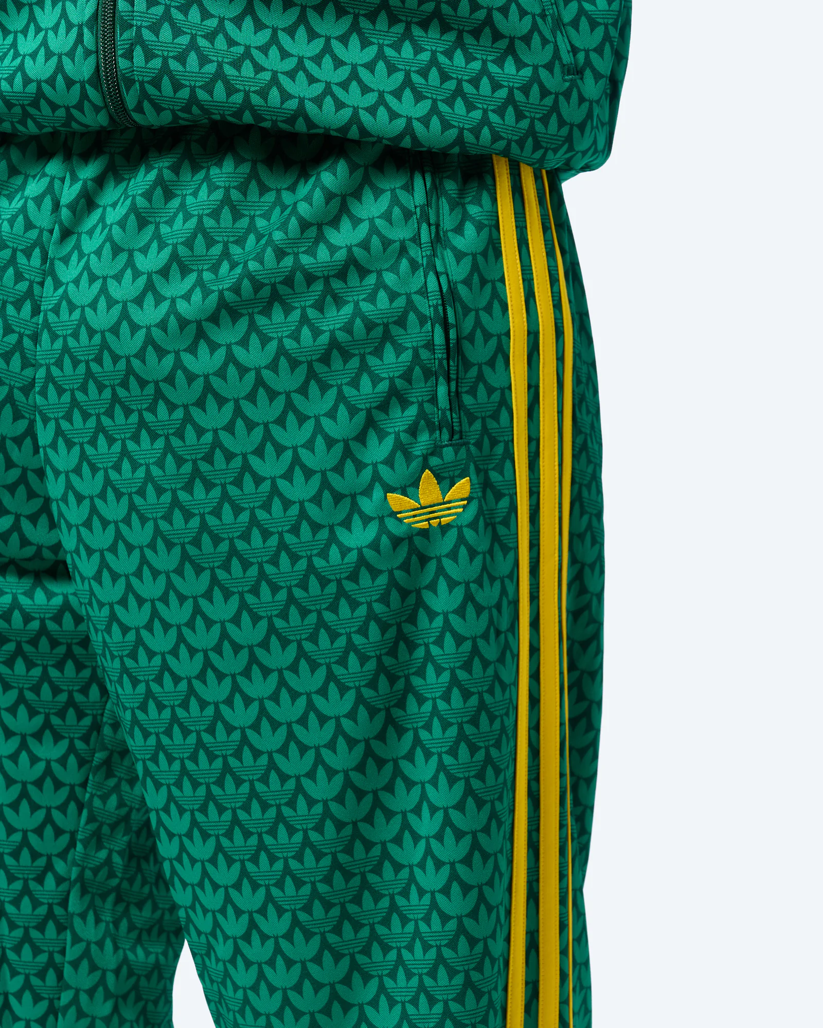 adidas Originals Firebird Monogram Track Pants Green