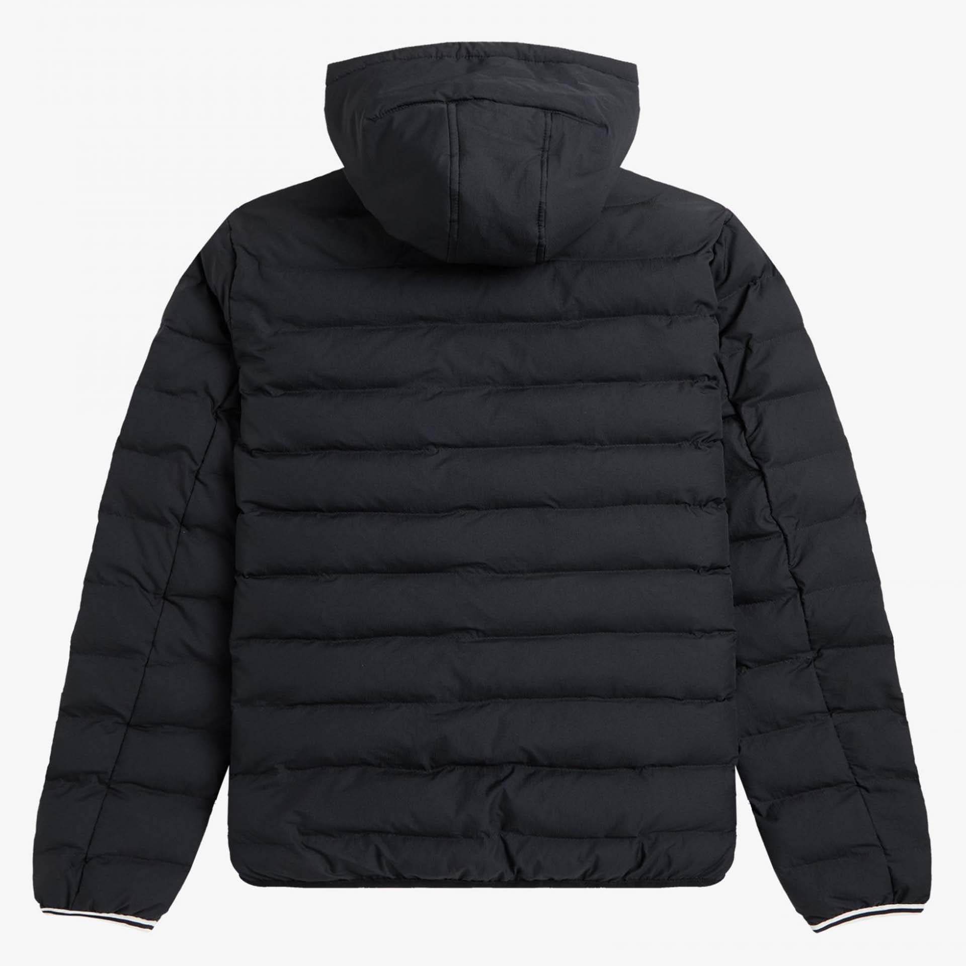 Fred Perry Hooded Insulated Jacket Black