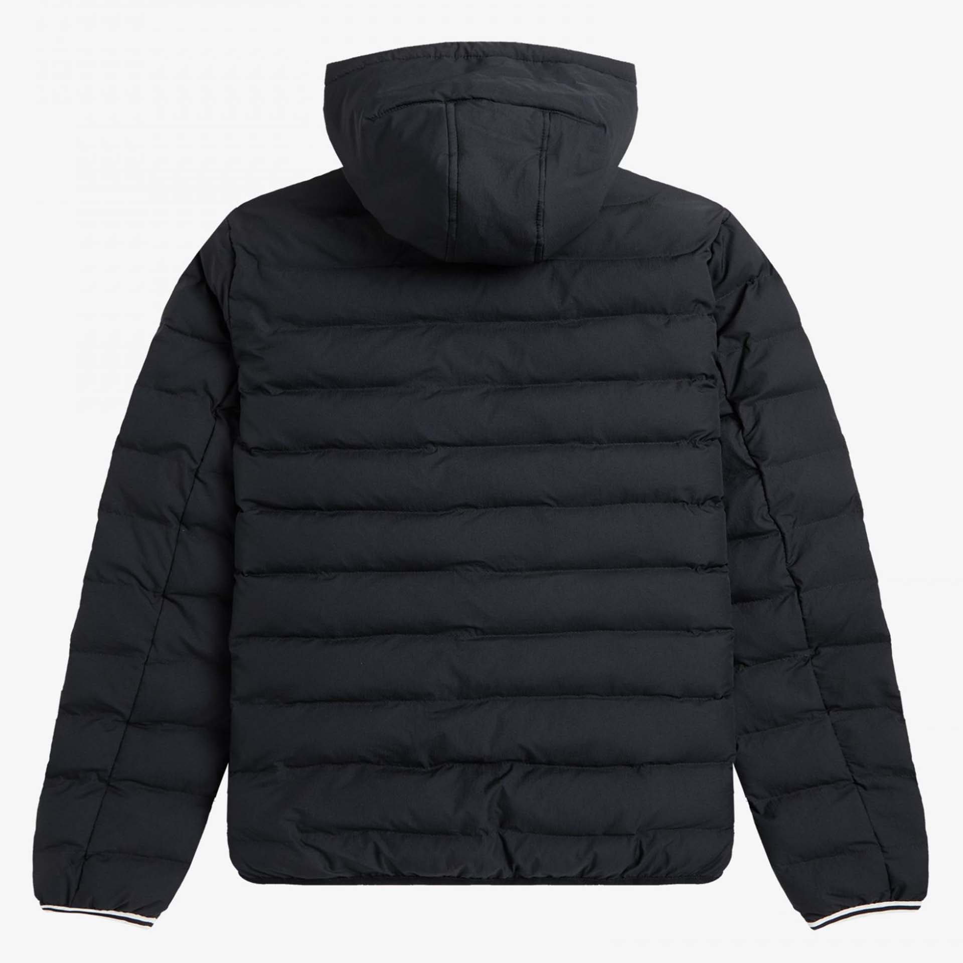 Fred Perry Hooded Insulated Jacket Black