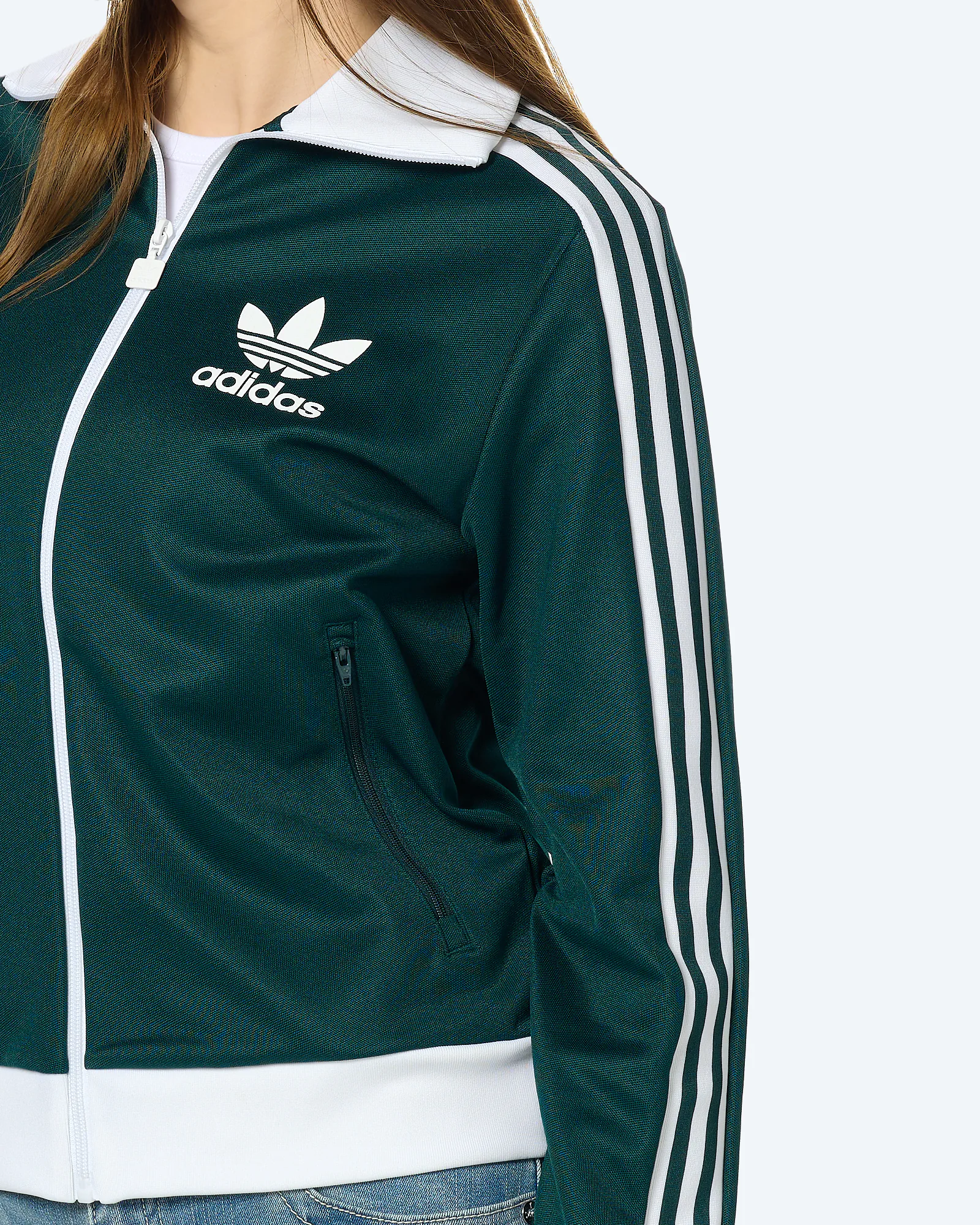 adidas Originals Classic Track Top Aurora Ivy/White