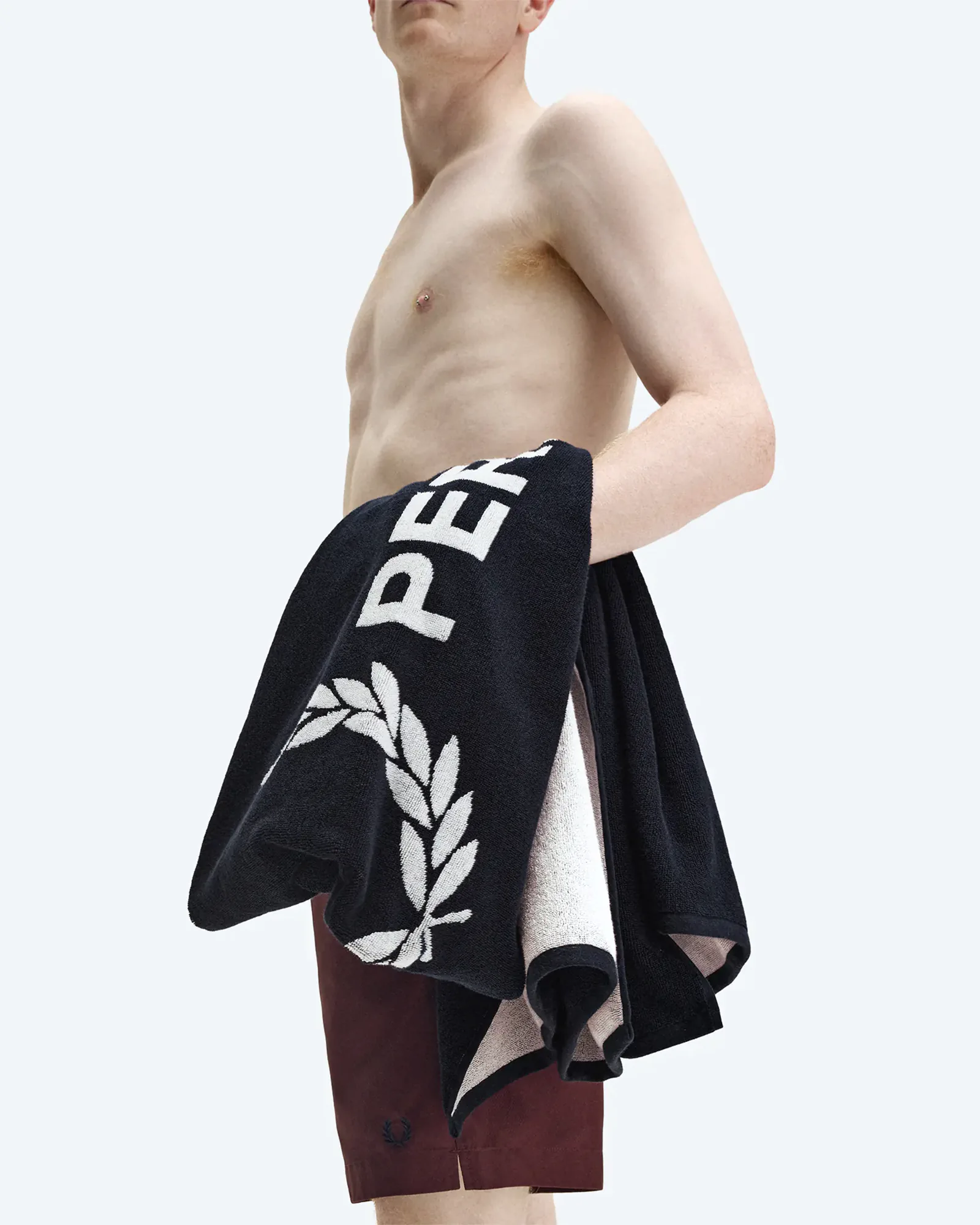 Fred Perry Towel Navy/Snow White