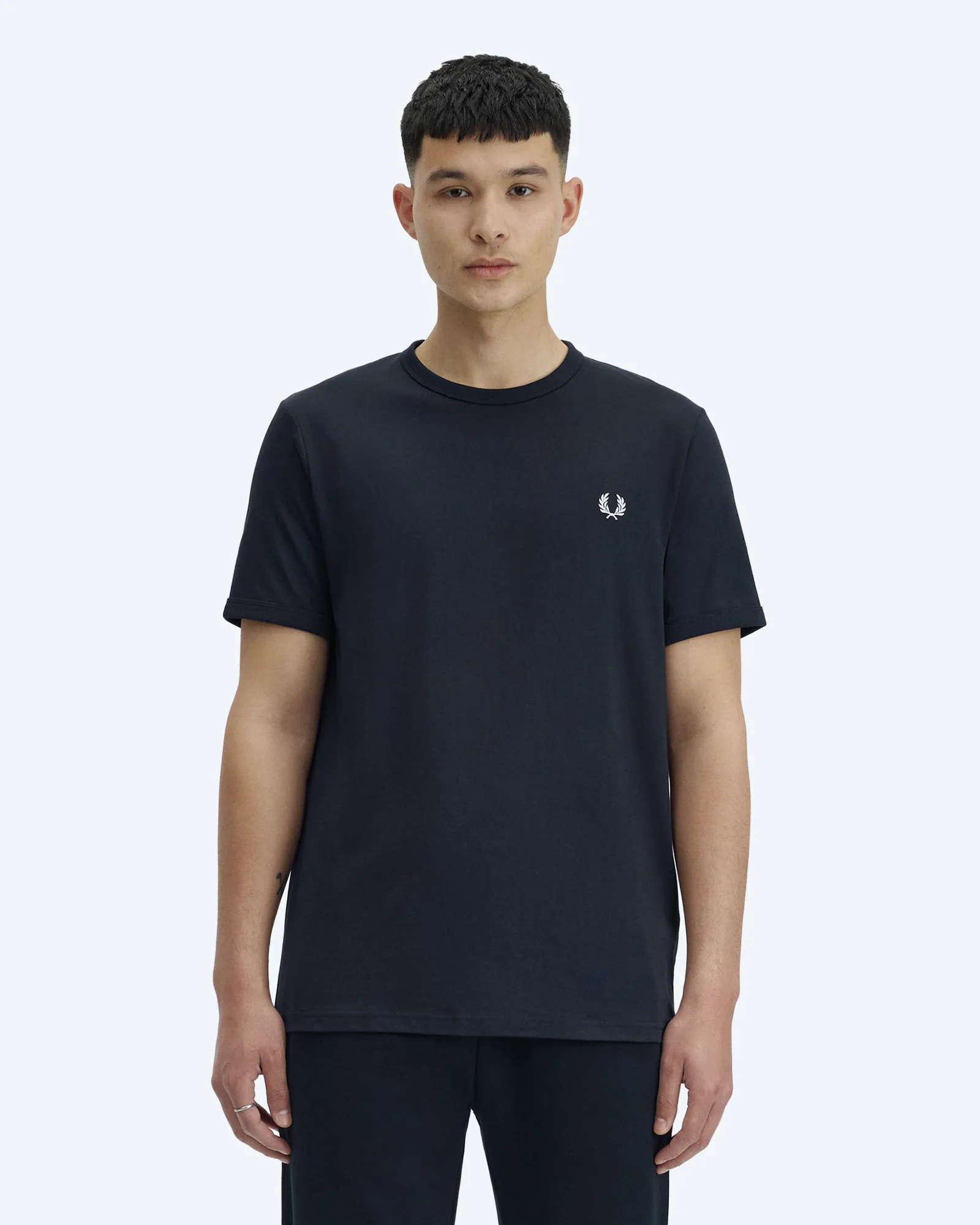 Fred Perry Ringer T-Shirt Navy