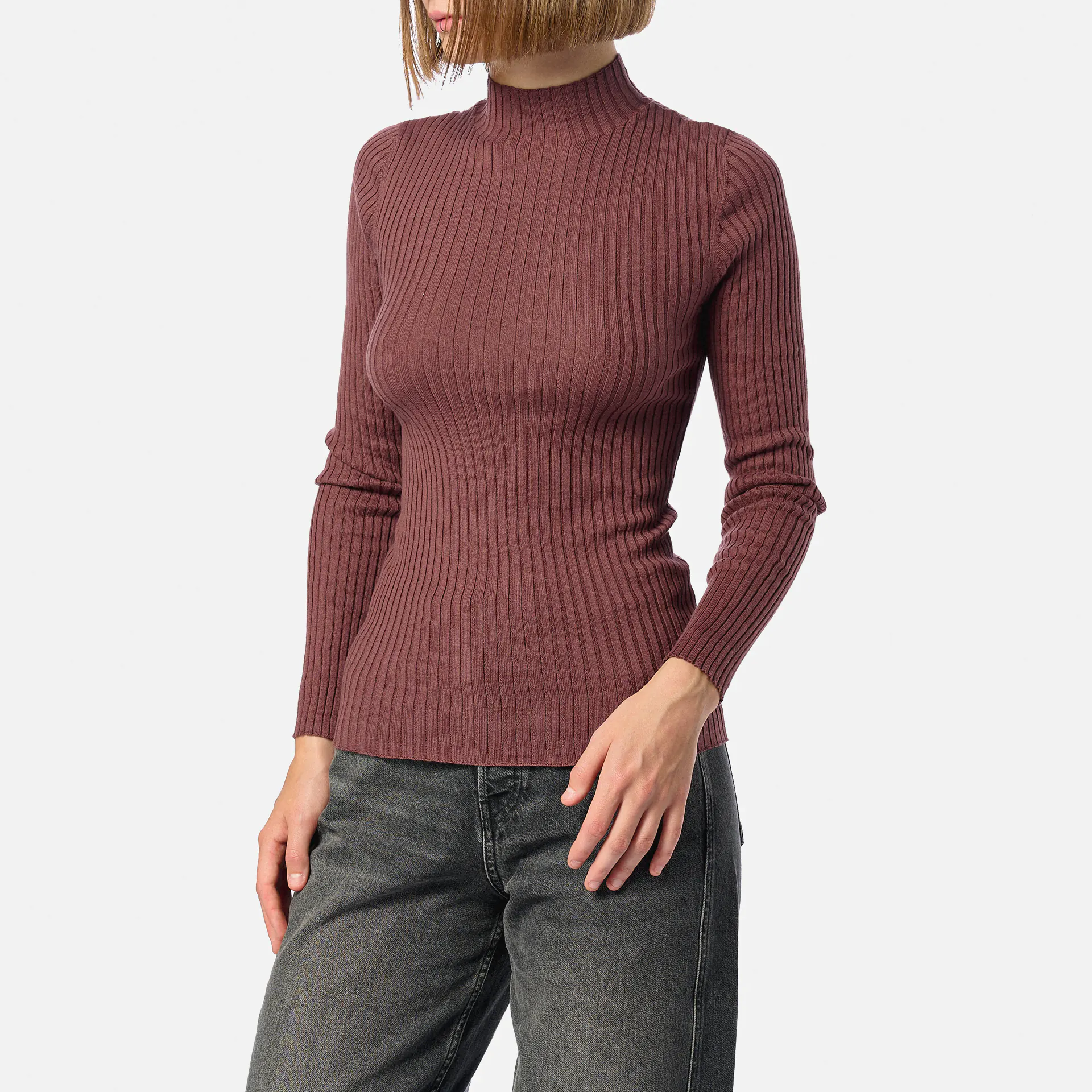 ARMEDANGELS ALAANIA Pullover Dark Berry