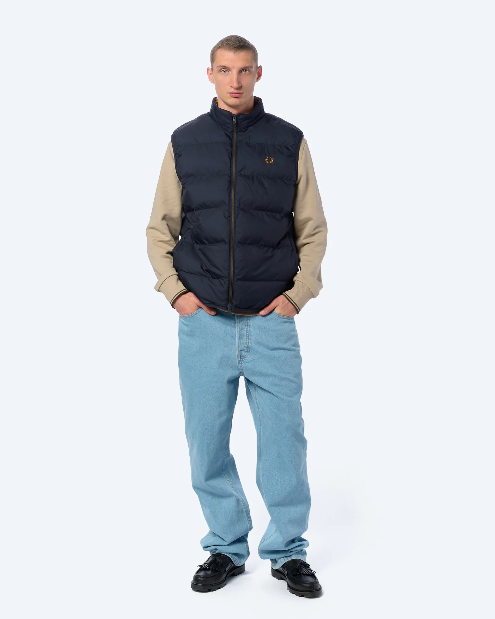 Fred Perry Insulated Gilet Vest Navy Fred Perry Insulated Gilet Vest Navy