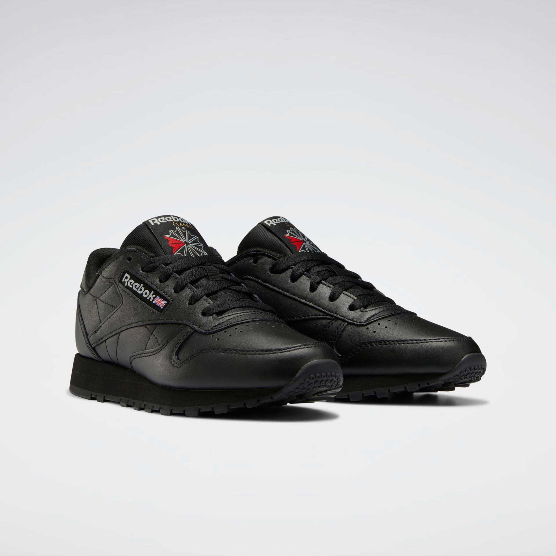 Reebok Classic Leather Sneaker Black / Black / Pure Grey