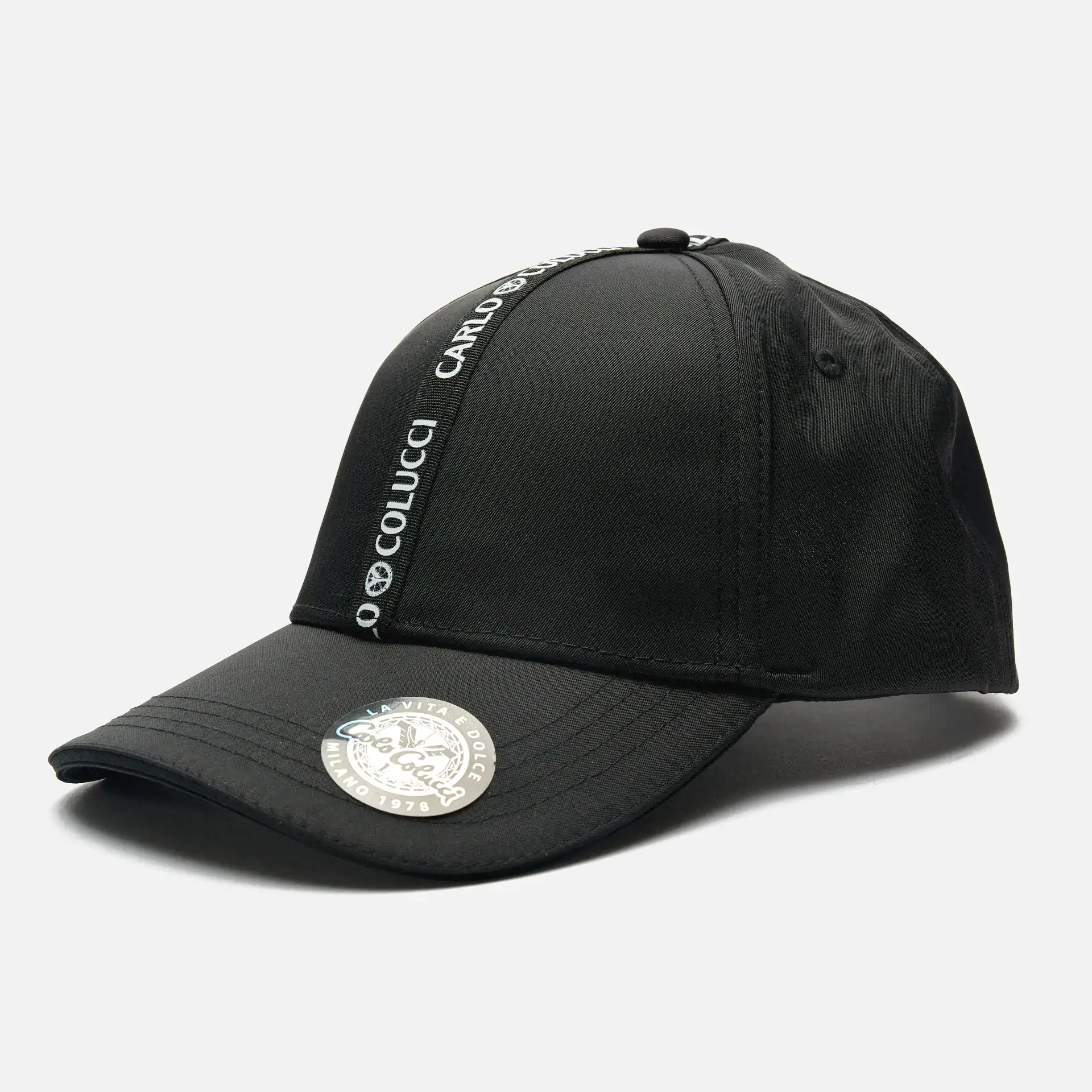 Carlo Colucci Logopiping Cap Black