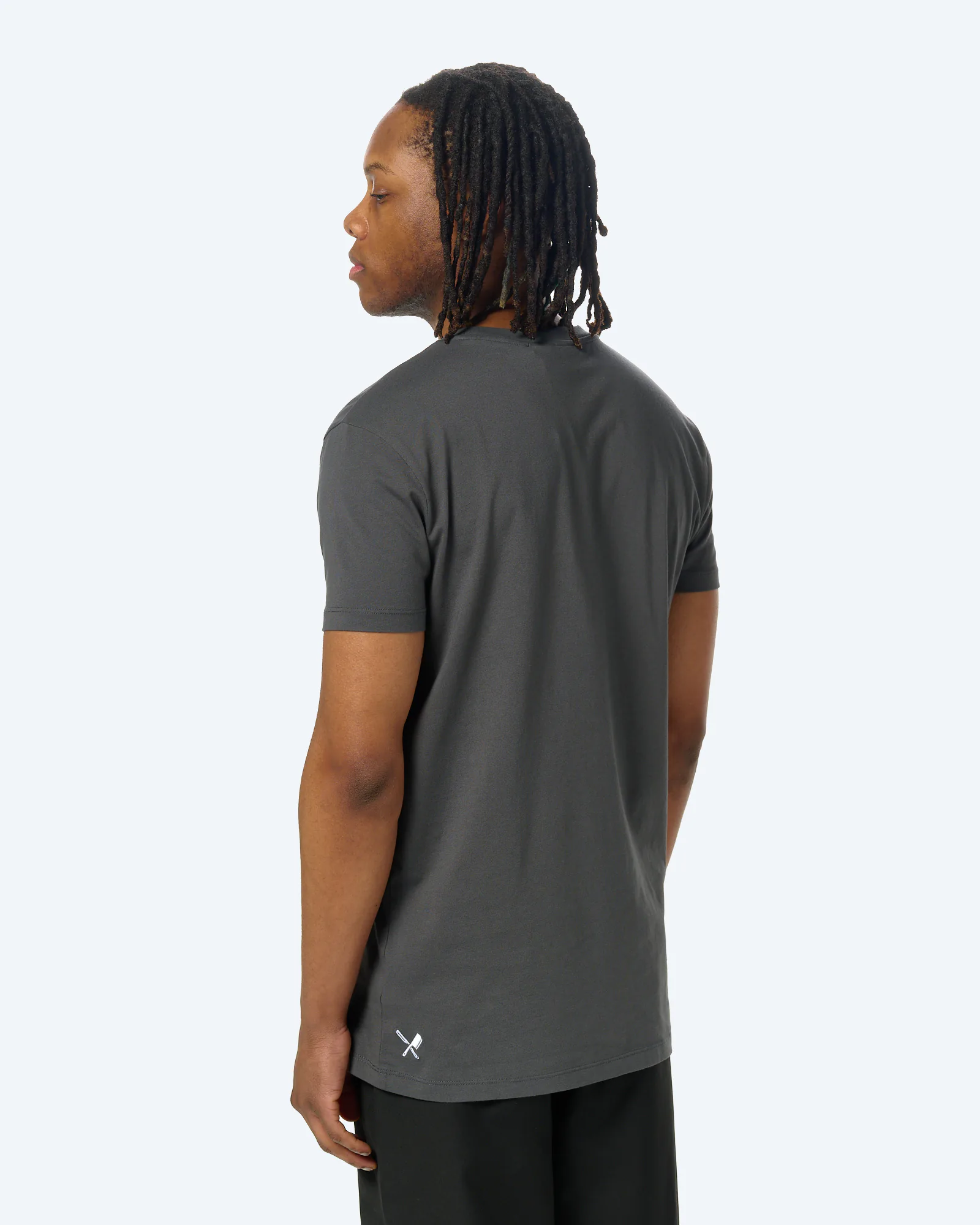 Distorted People Classic Crew Neck T-Shirt Dusk 