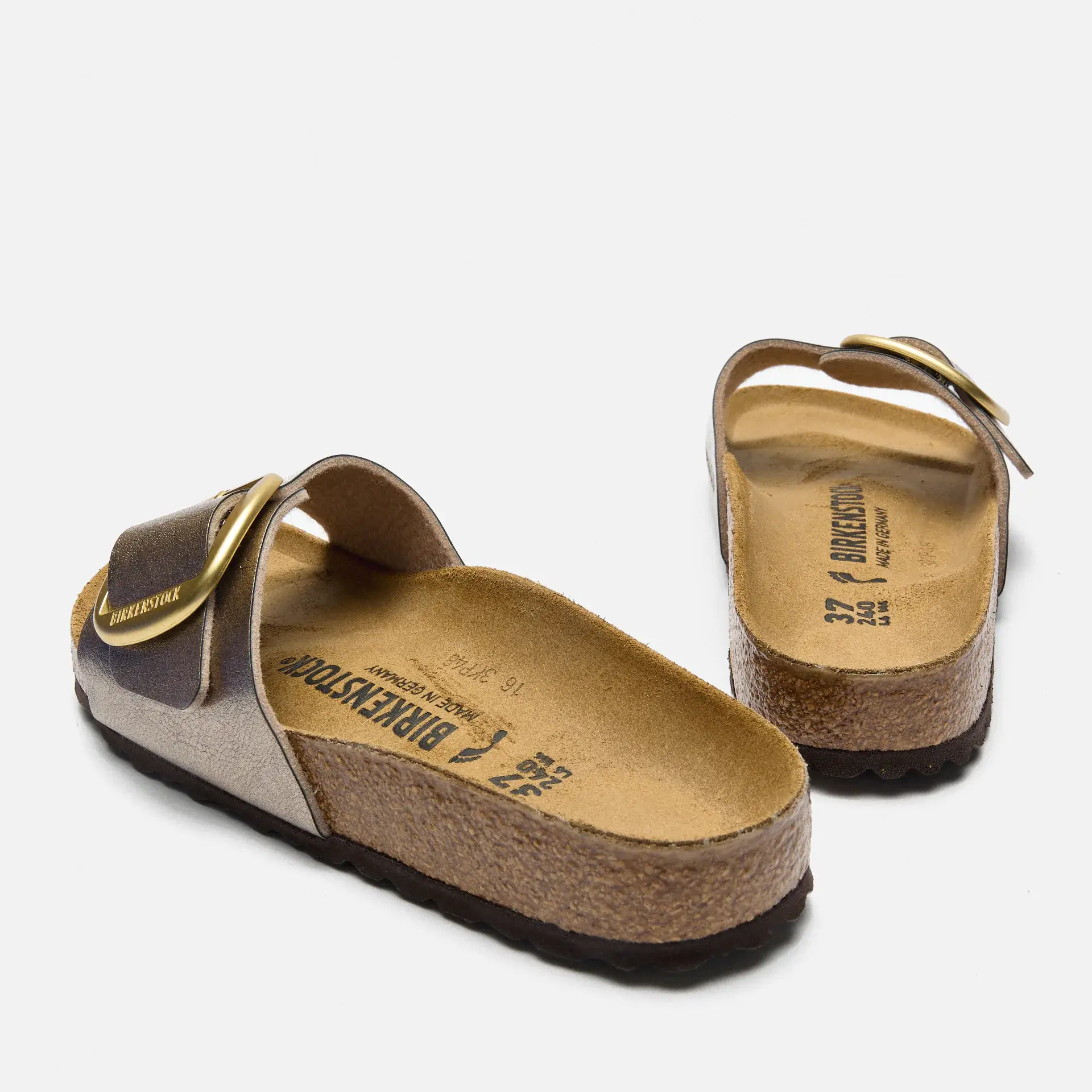 Birkenstock Madrid Big Buckle Narrow Graceful Taupe