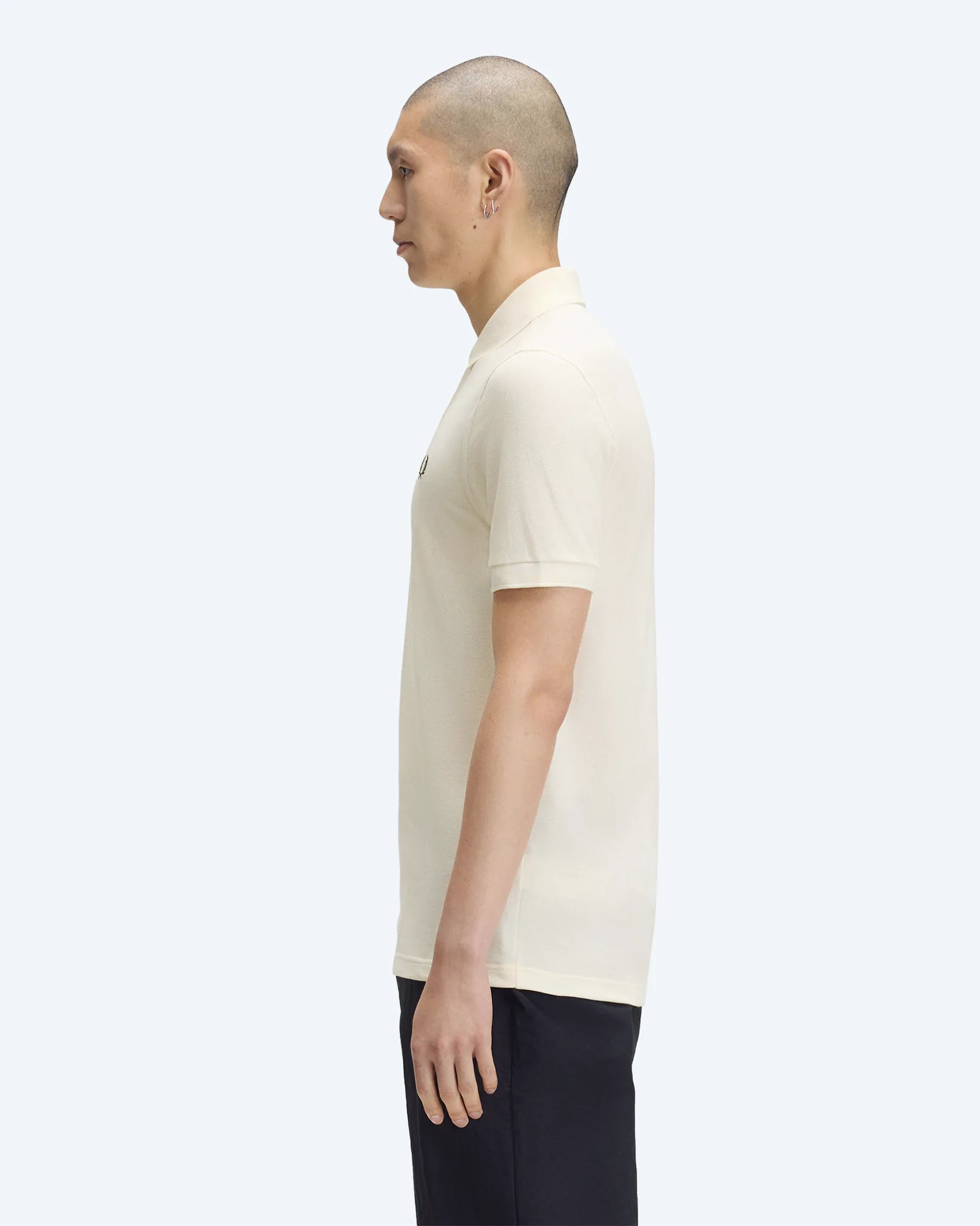 Fred Perry The Fred Perry Shirt Ecru/Nightgreen