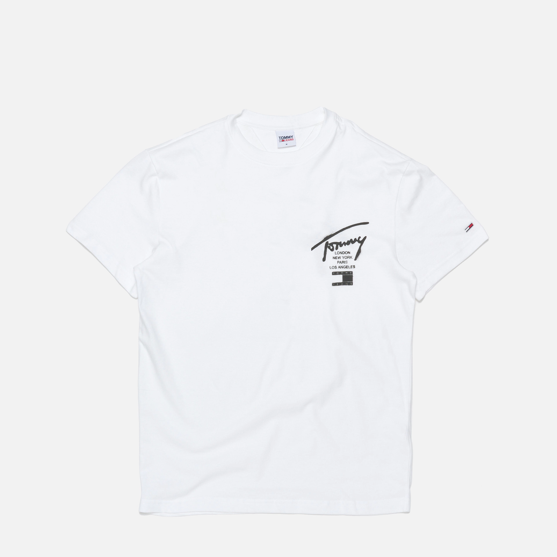 Tommy Jeans Classic Spray Signatur T-Shirt White