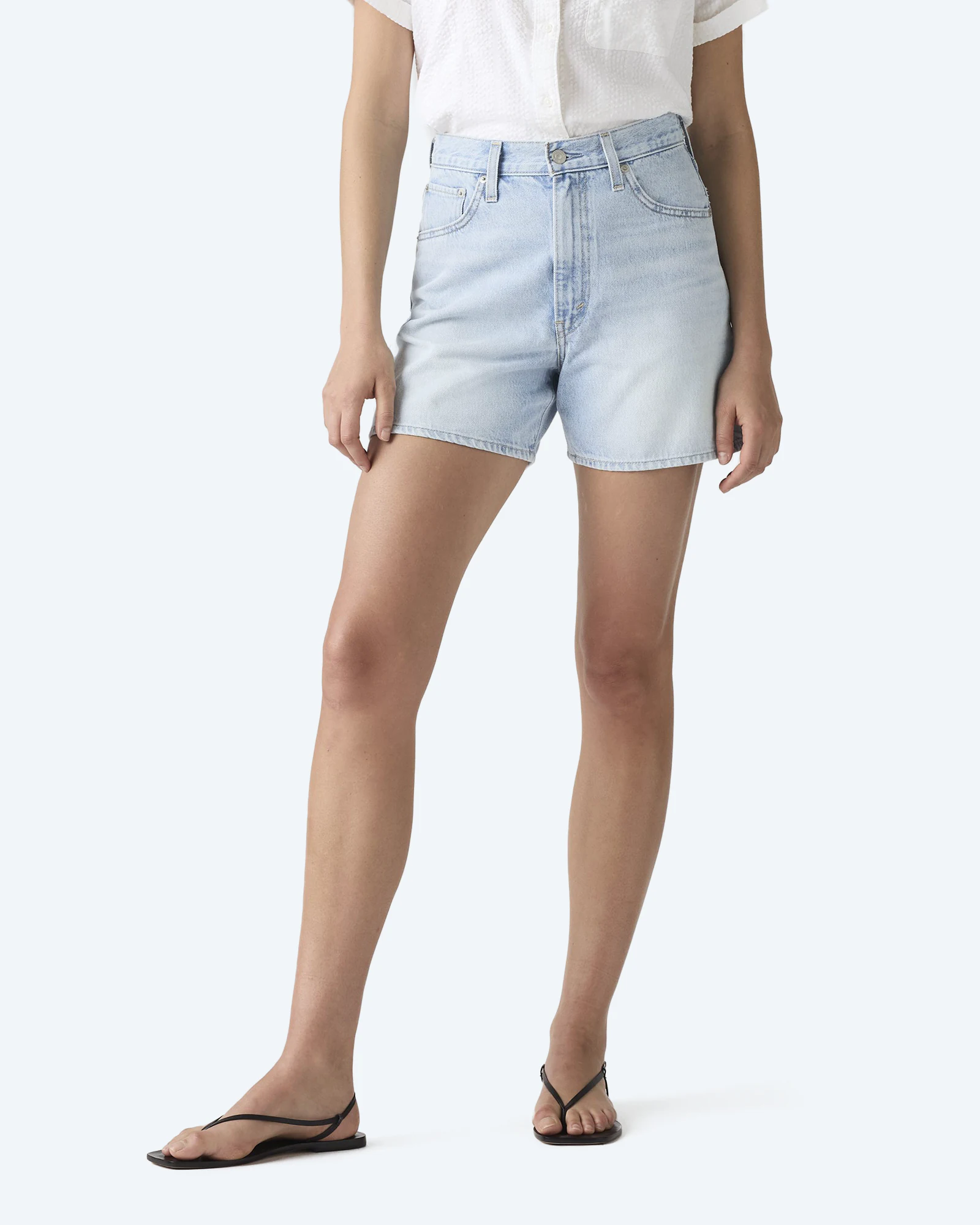 Cinch Mid-Tight Short Light Indigo