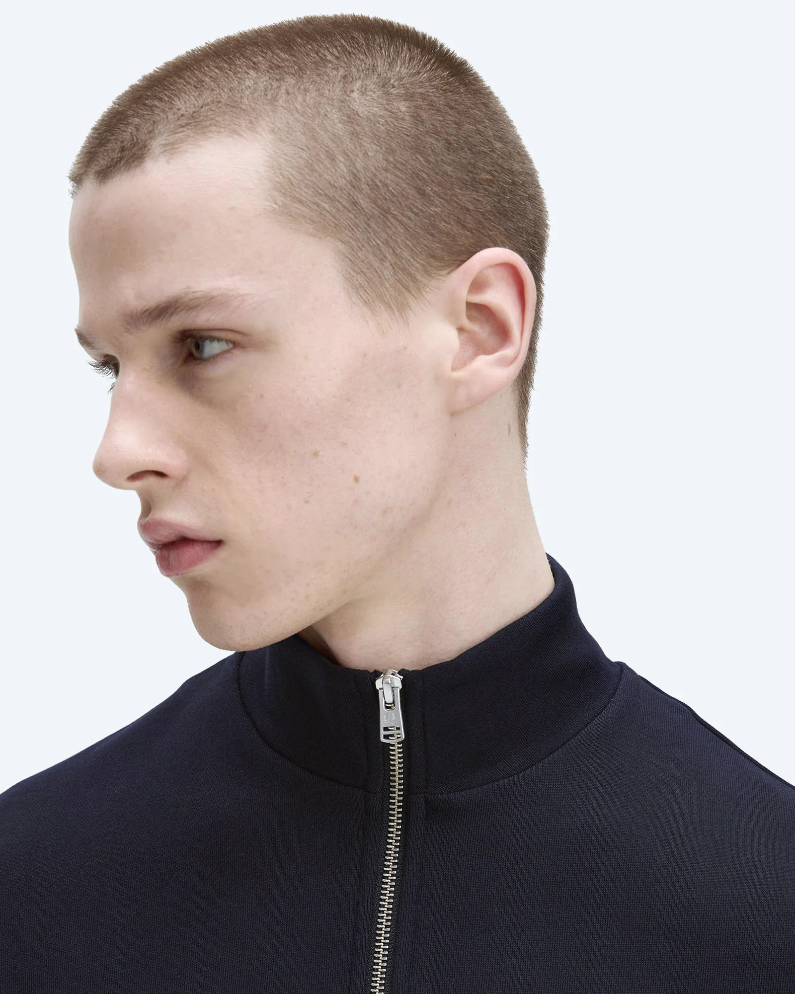 Fred Perry Half Zip Sweatshirt Navy