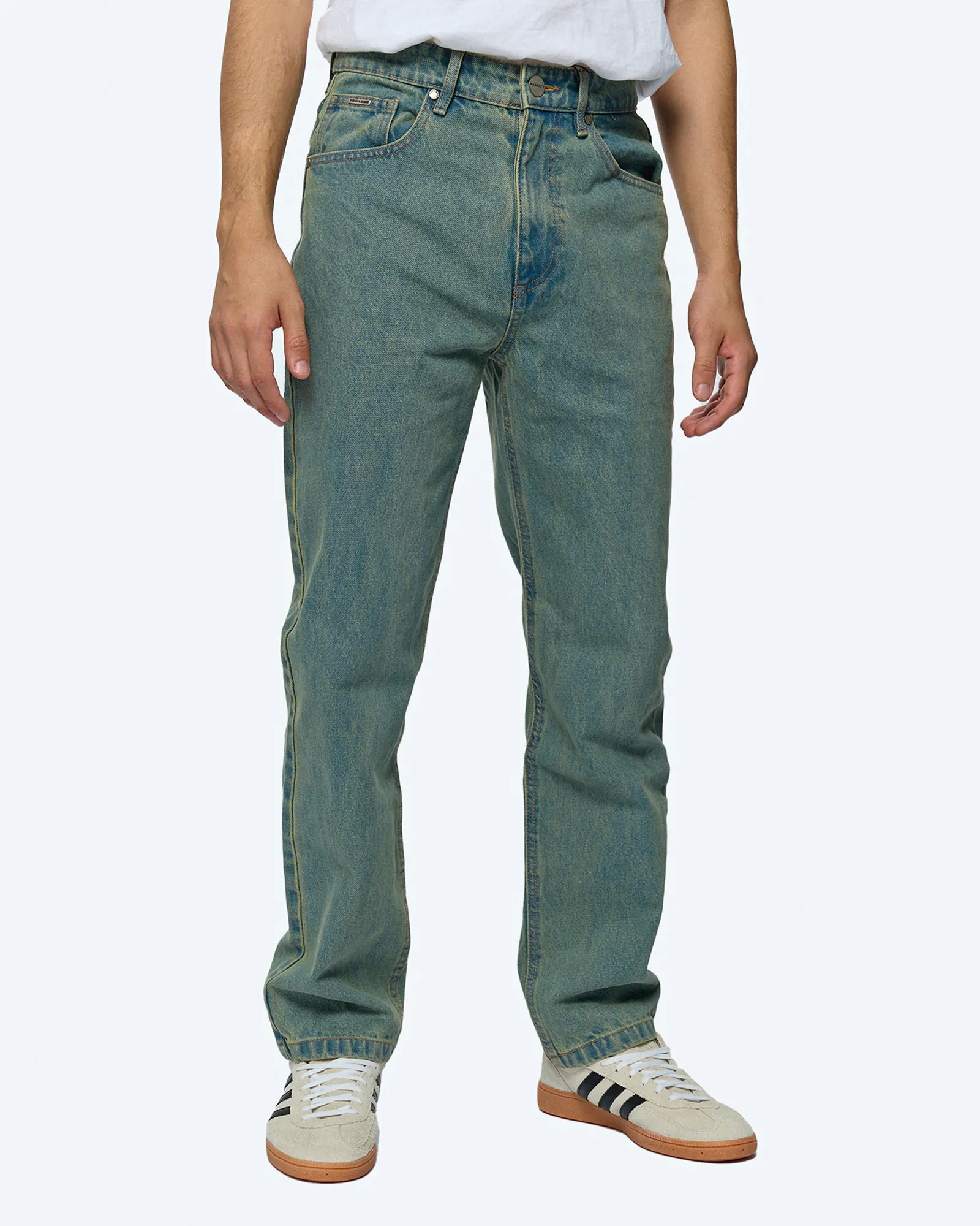 PEGADOR Baltra Baggy Jeans Washed Vintage Blue PEGADOR Baltra Baggy Jeans Washed Vintage Blue