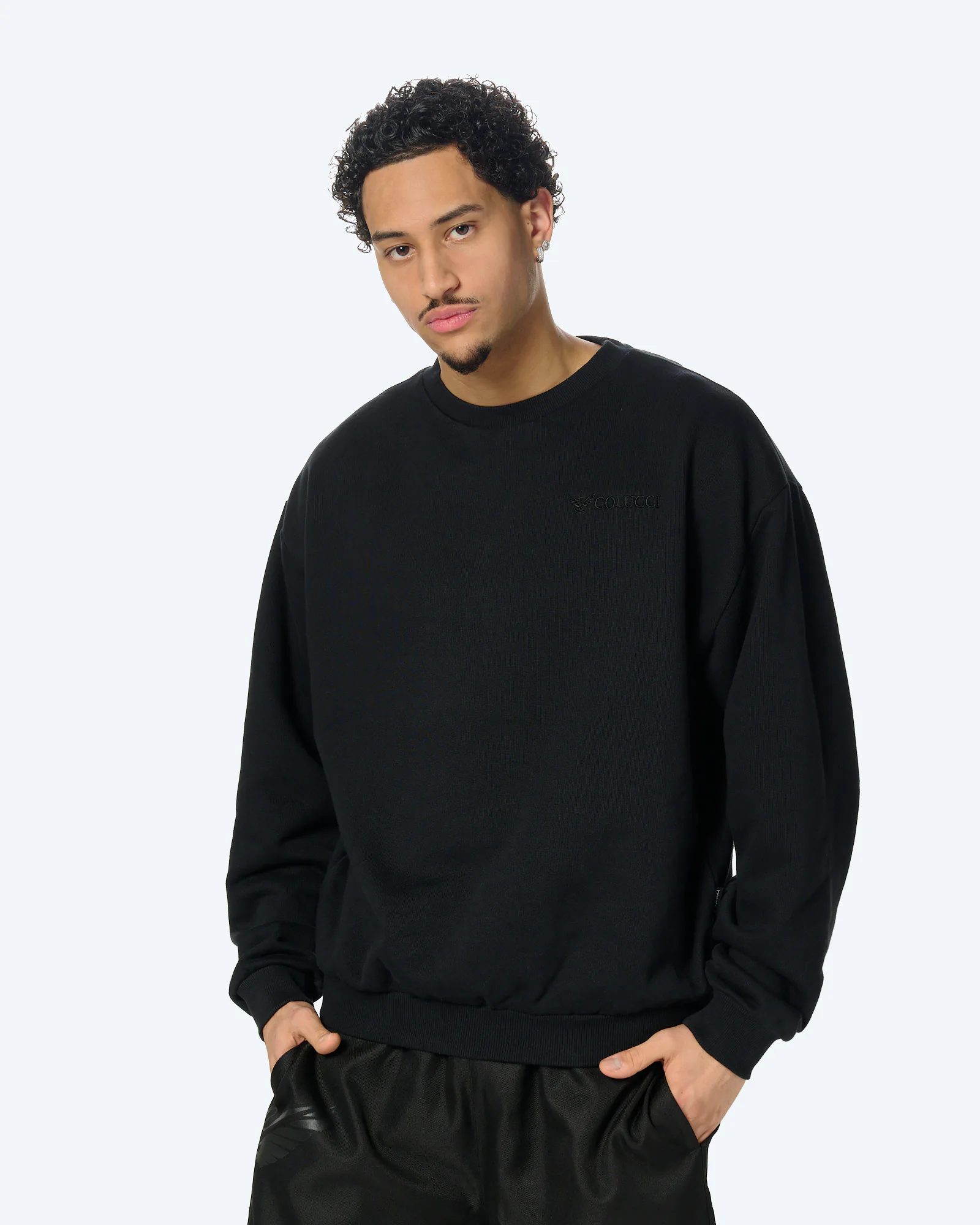 Colucci Crewneck Sweater Ikarus Black