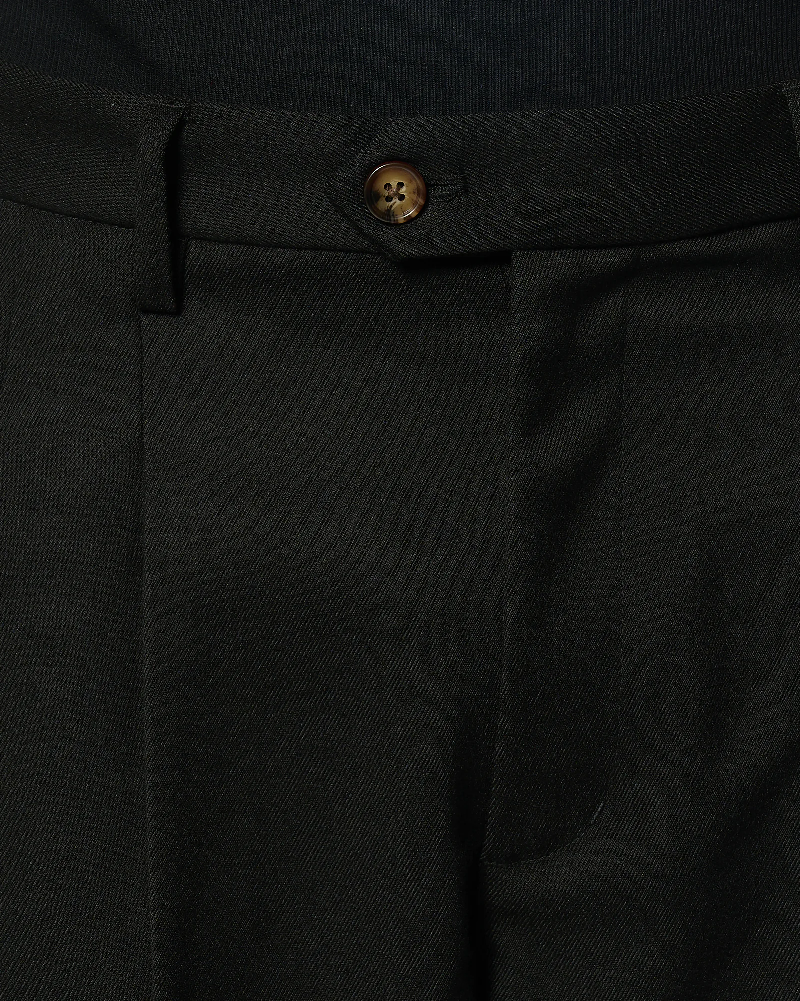 Heritage Pleated Pants Black