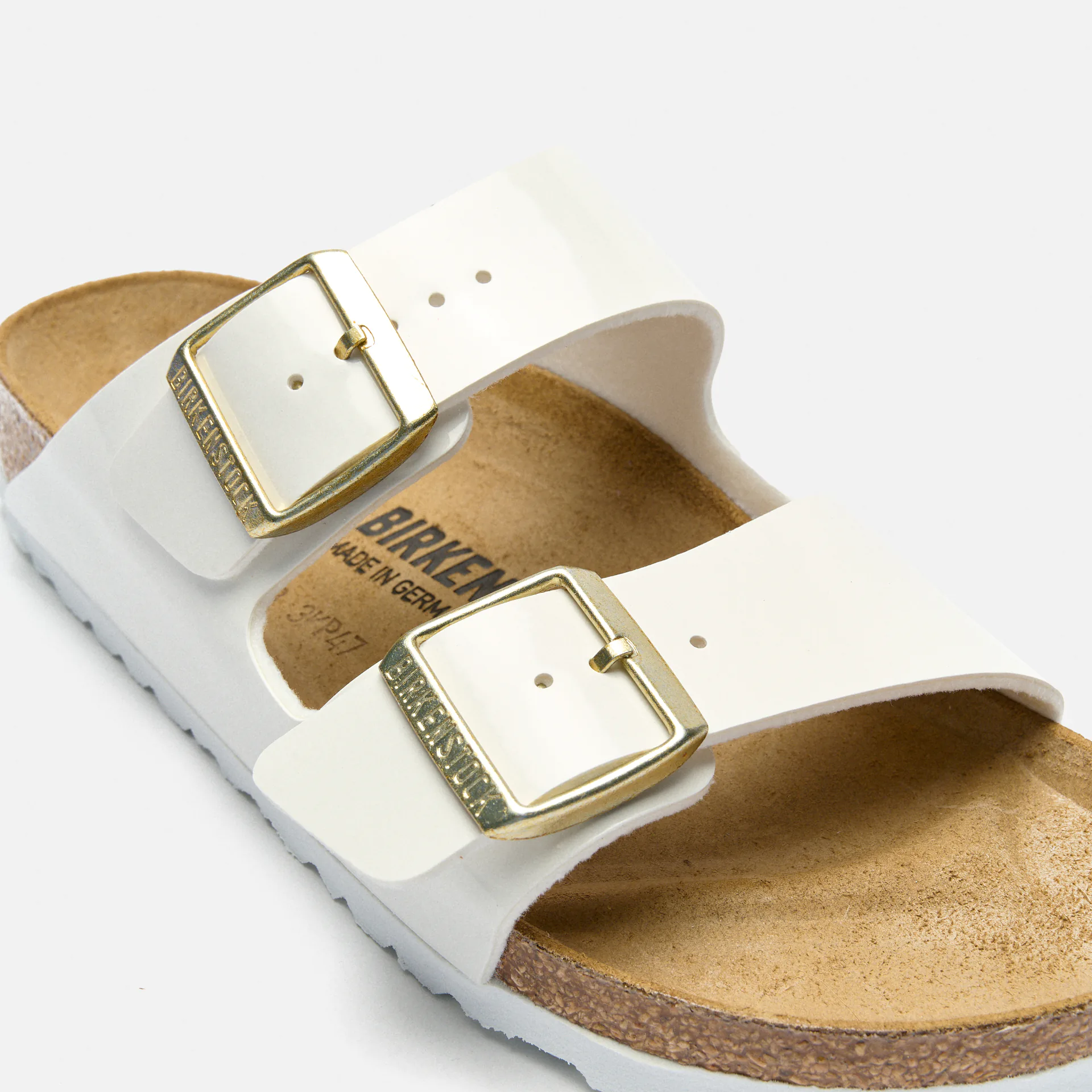 Birkenstock Arizona BF Sandals Patent White