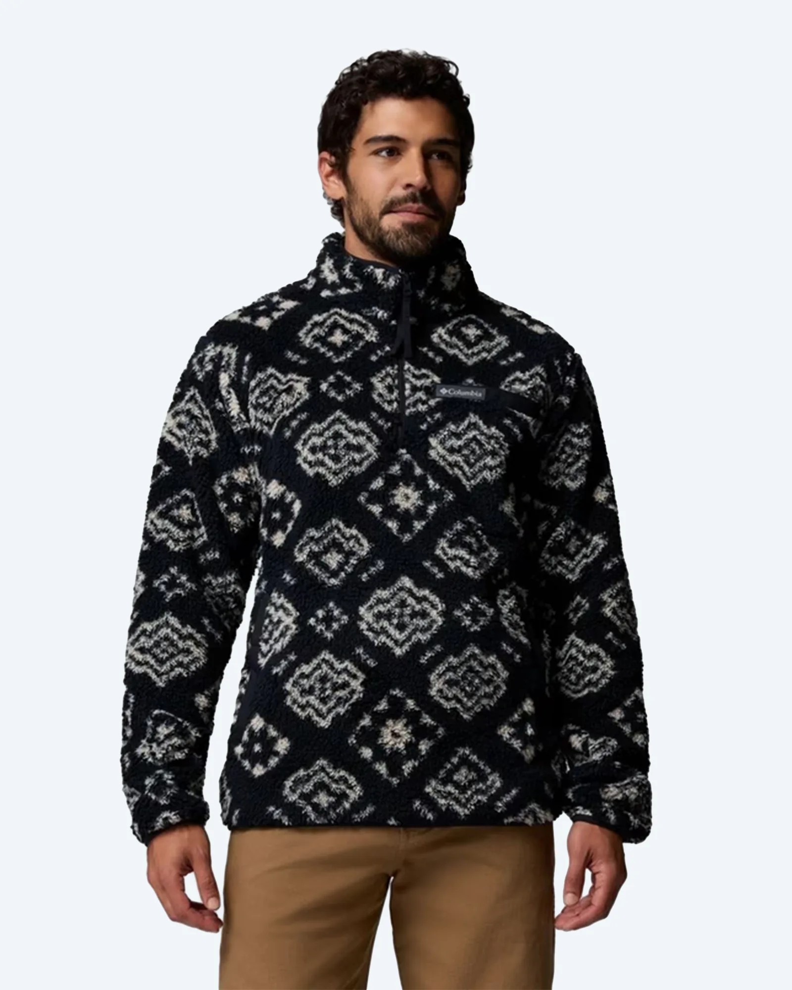 Rugged Ridge™ High Pile Half Zip Black Checked O