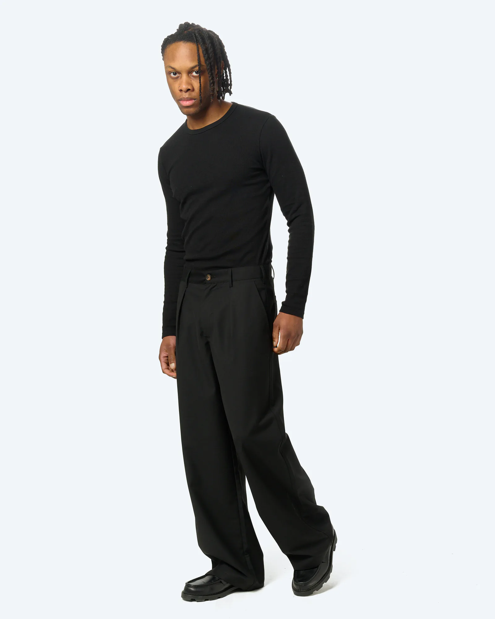 Prohibited SoHo Pleated Pants Black