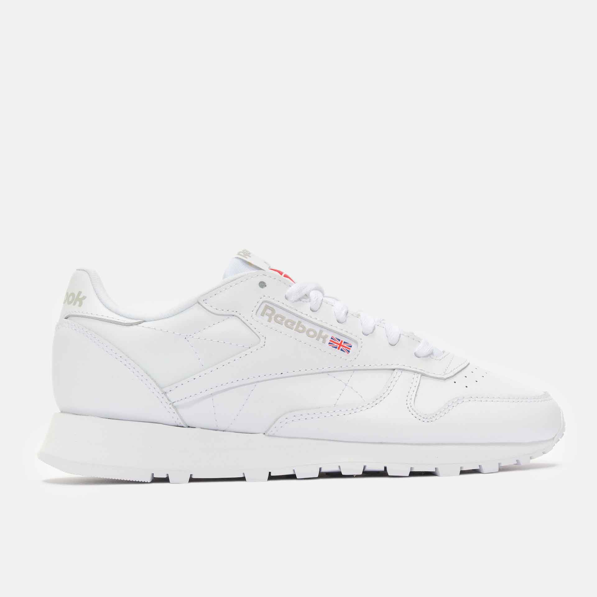 Reebok Classics Leather Sneaker Footwear White/Footwear White/Pure Grey 3