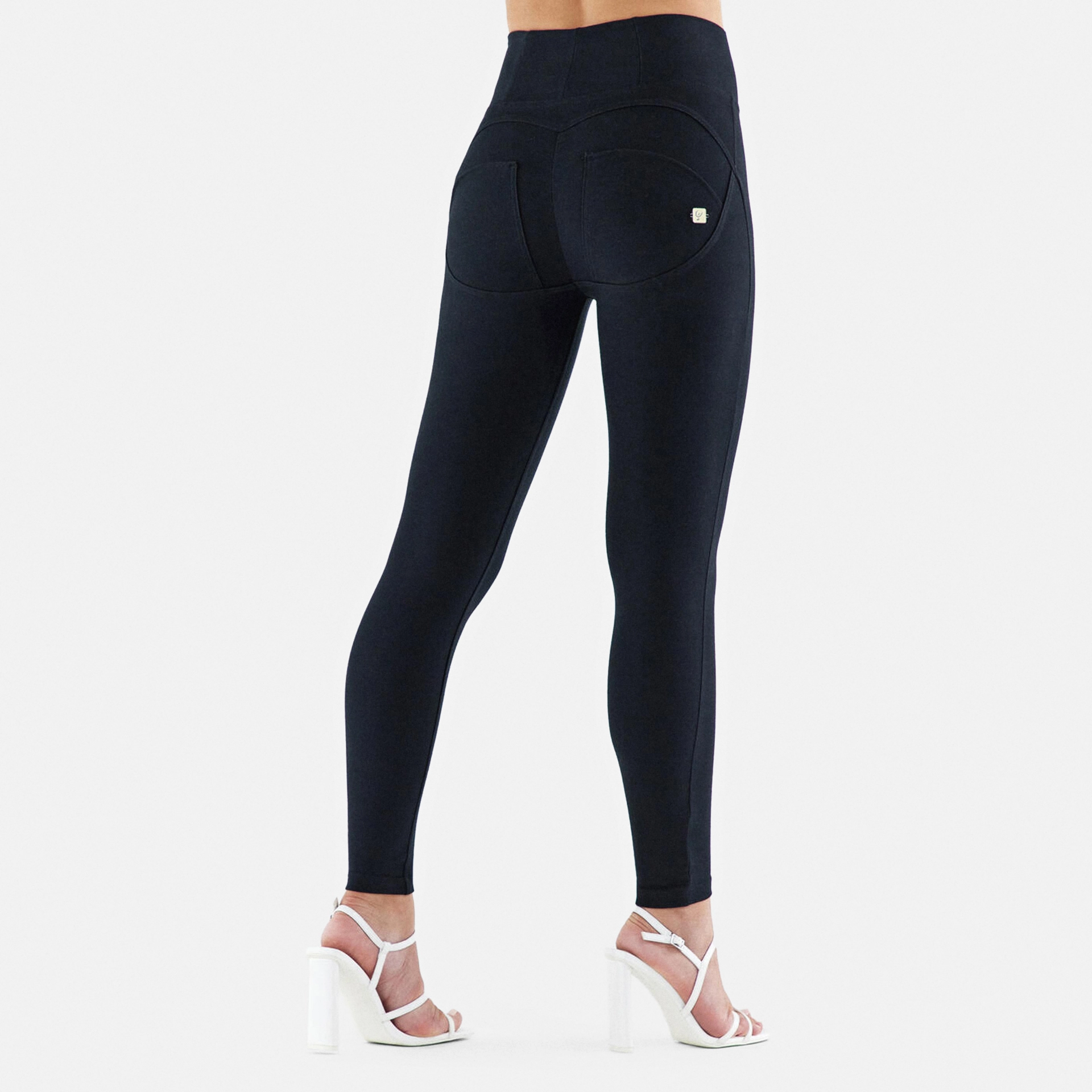 Freddy WR.UP Push Up High Waist Faux Leather Trousers Black Freddy WR.UP Push Up High Waist Faux Leather Trousers Black