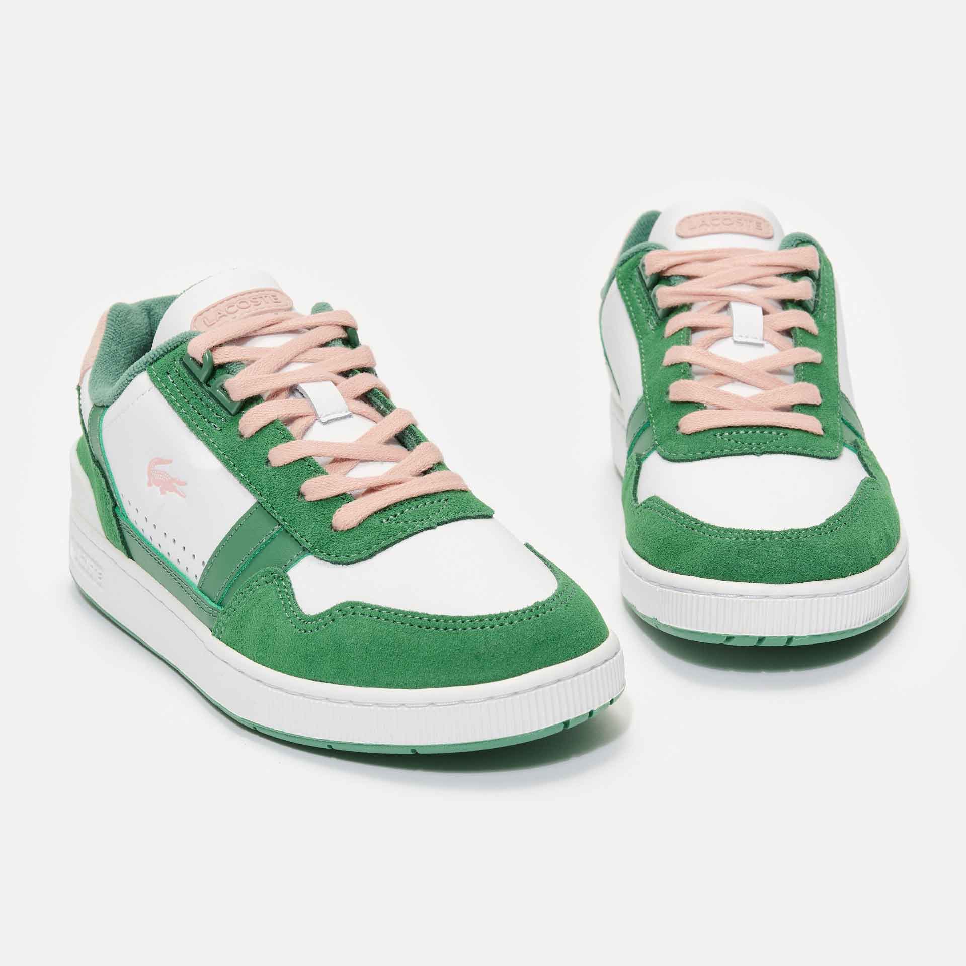 Lacoste T-Clip 123 Sneaker White/Green/Light Pink