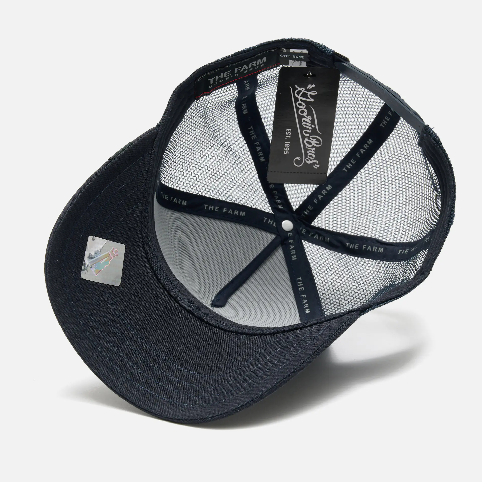 Goorin Bros The Lone Wolf Baseball Trucker Cap Navy