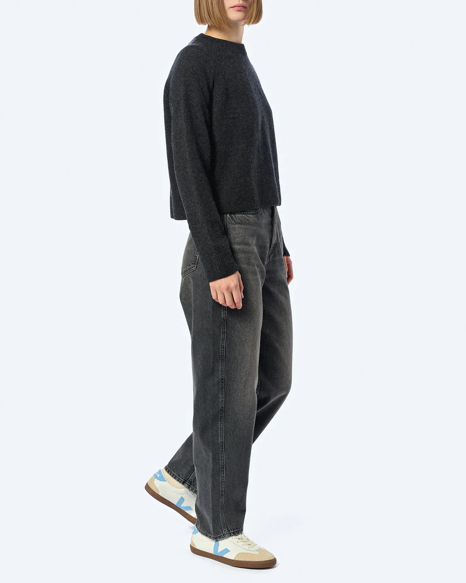 ARMEDANGELS DILIRIAA REGLANA Sweater Steel Melange ARMEDANGELS DILIRIAA REGLANA Sweater Steel Melange