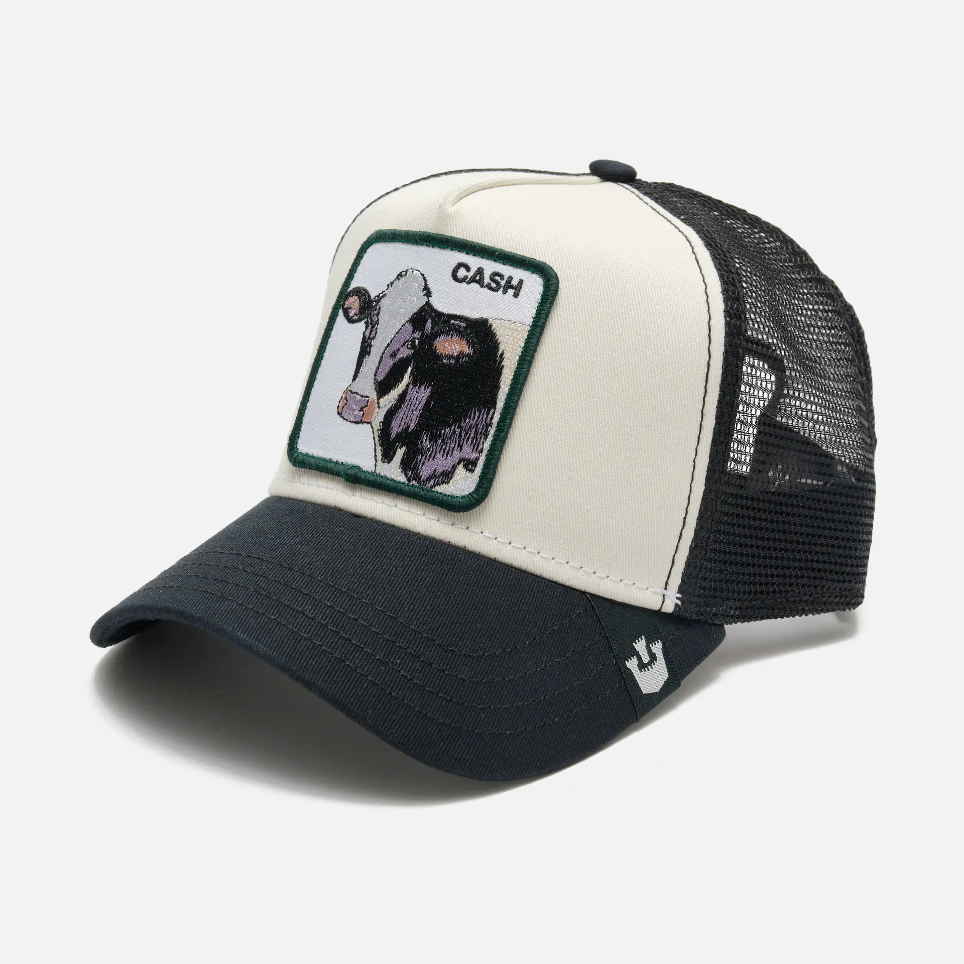 Goorin Bros The Cash Cow Baseball Trucker Cap White