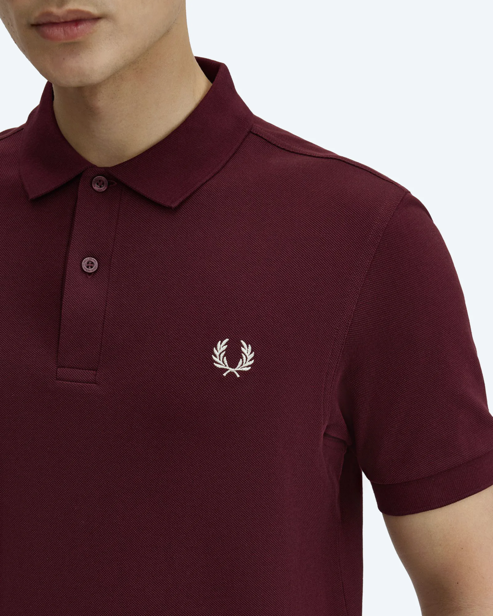 Fred Perry The Fred Perry Shirt Oxblood/Ecru