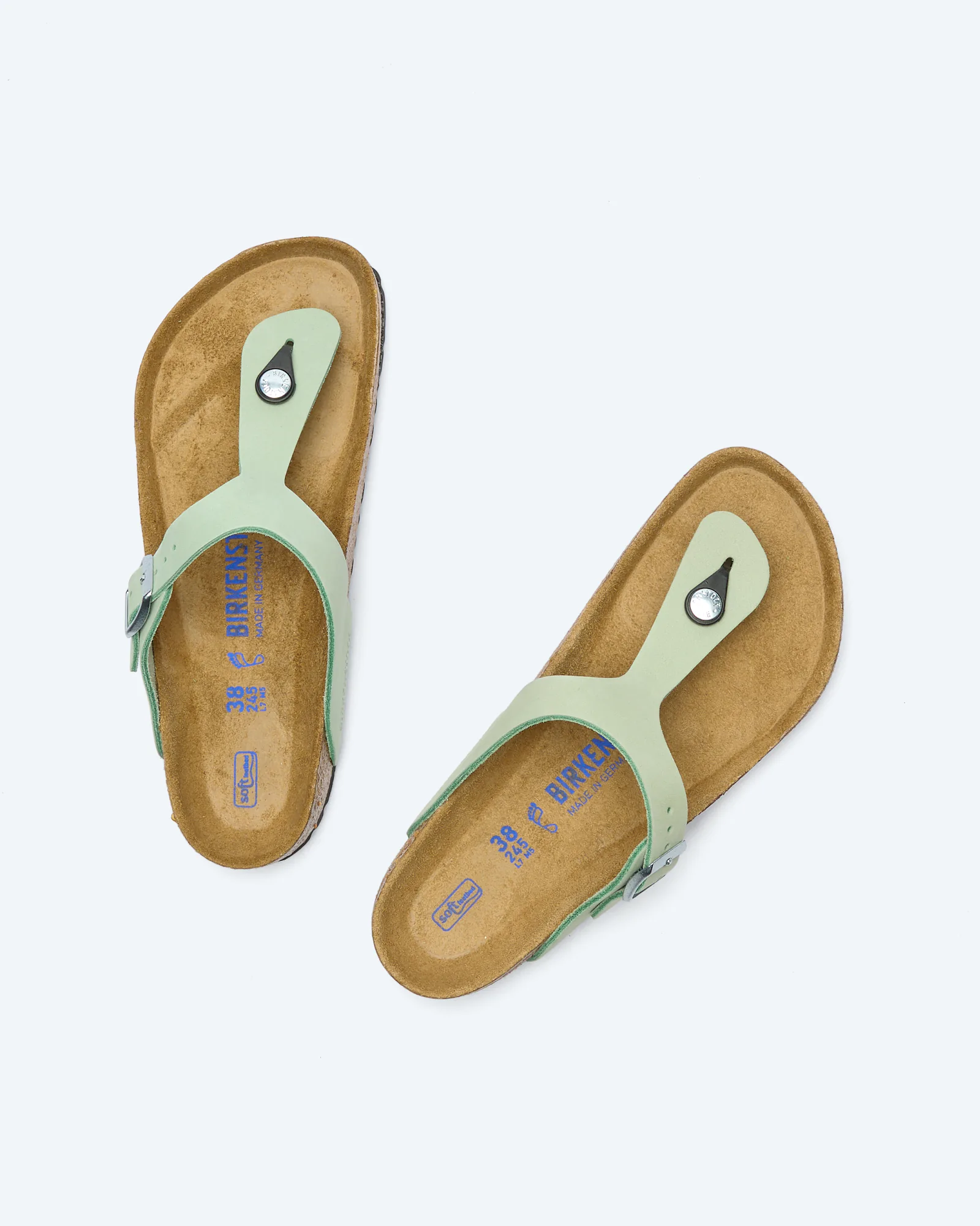Gizeh Soft Footbed Sandals Matcha