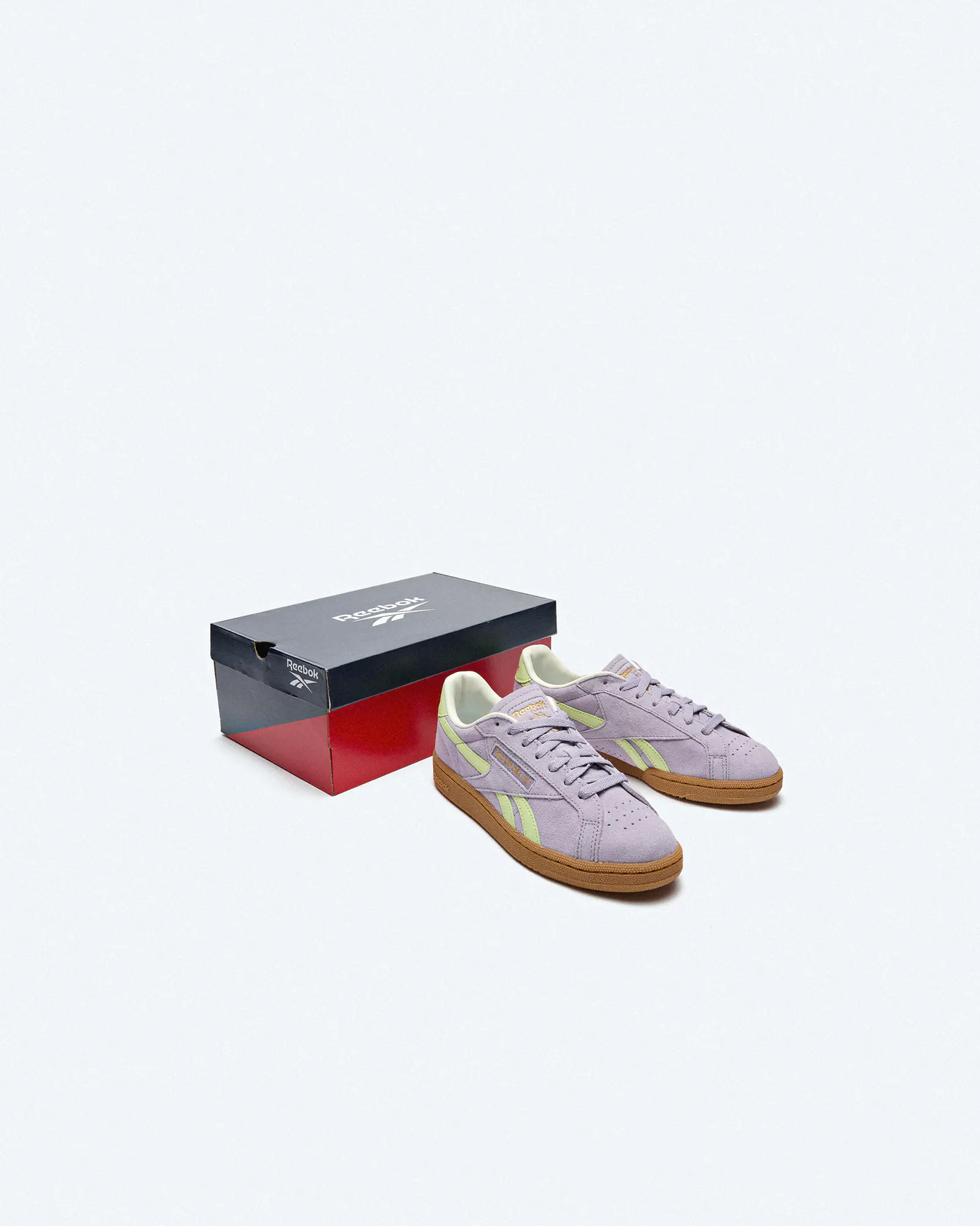 Reebok Club C Grounds UK Sneaker Dusk Purple/Astro Lime/Gum Reebok Club C Grounds UK Sneaker Dusk Purple/Astro Lime/Gum