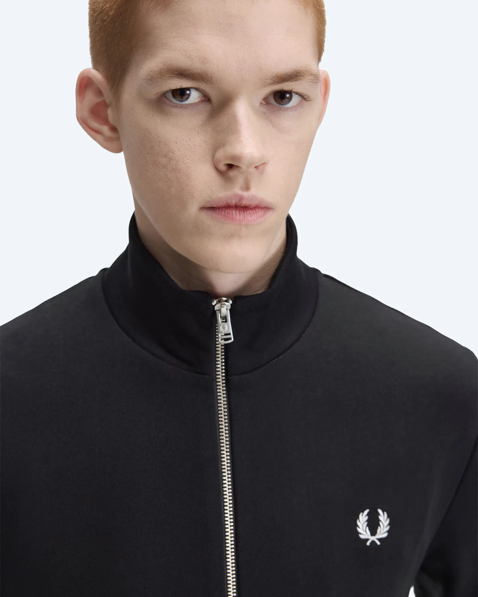 Zip Through Sweatshirt Black