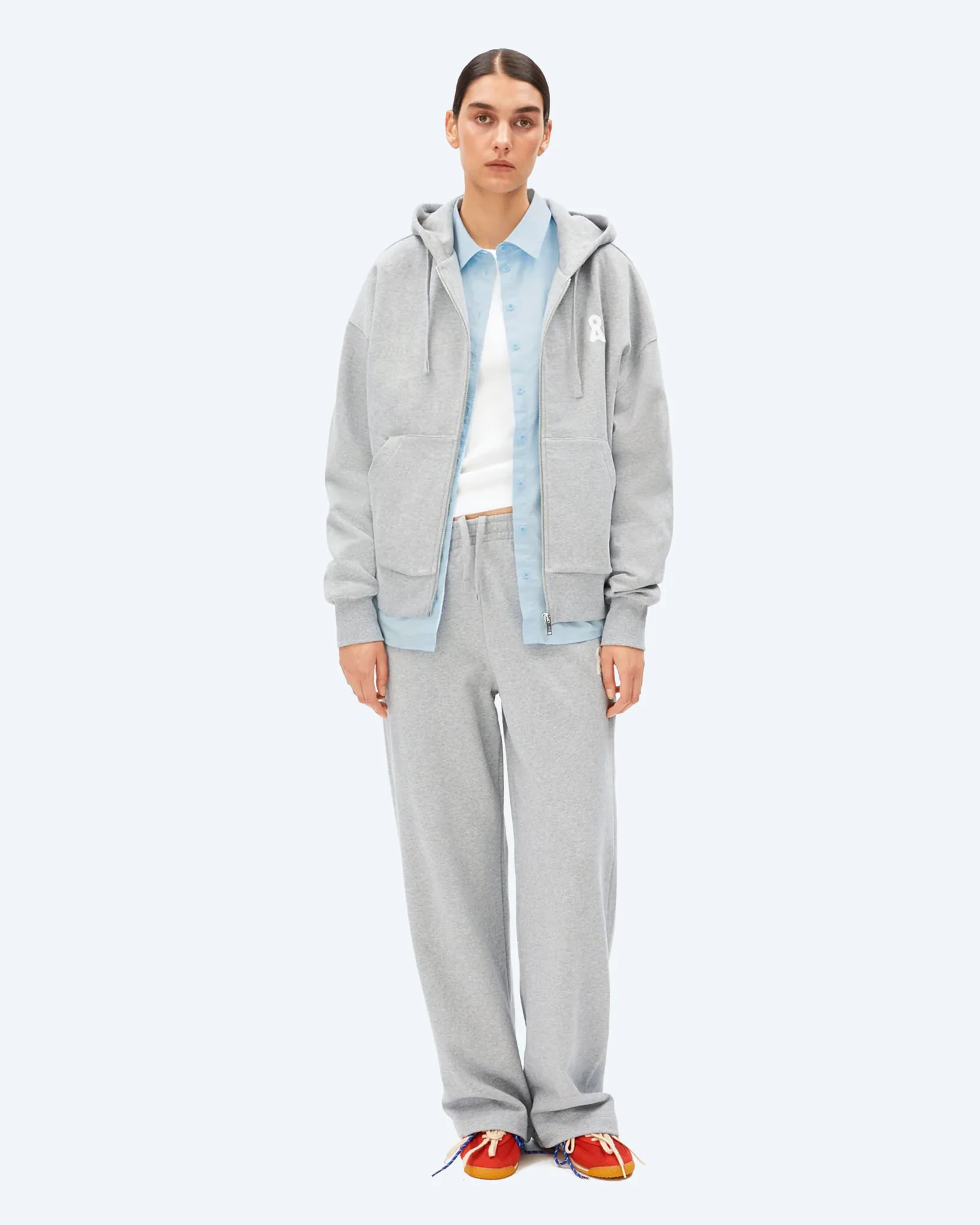 ARMEDANGELS ICONIC Å RIXAMAA Sweat Jacket Silver Melange