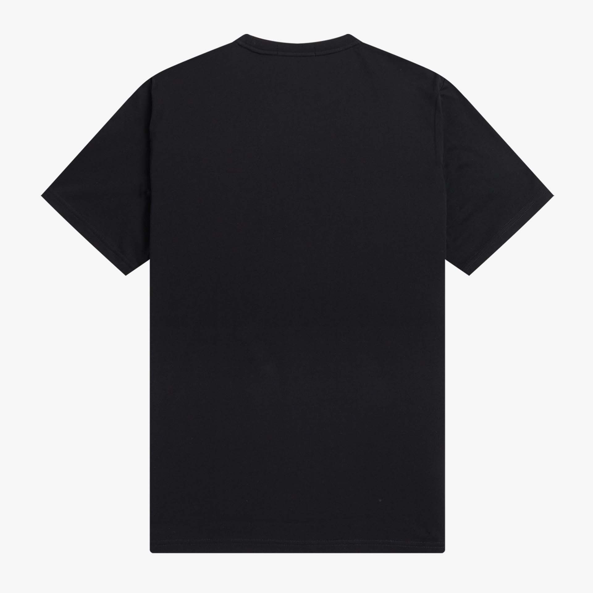 Fred Perry Embroidered T-Shirt Black