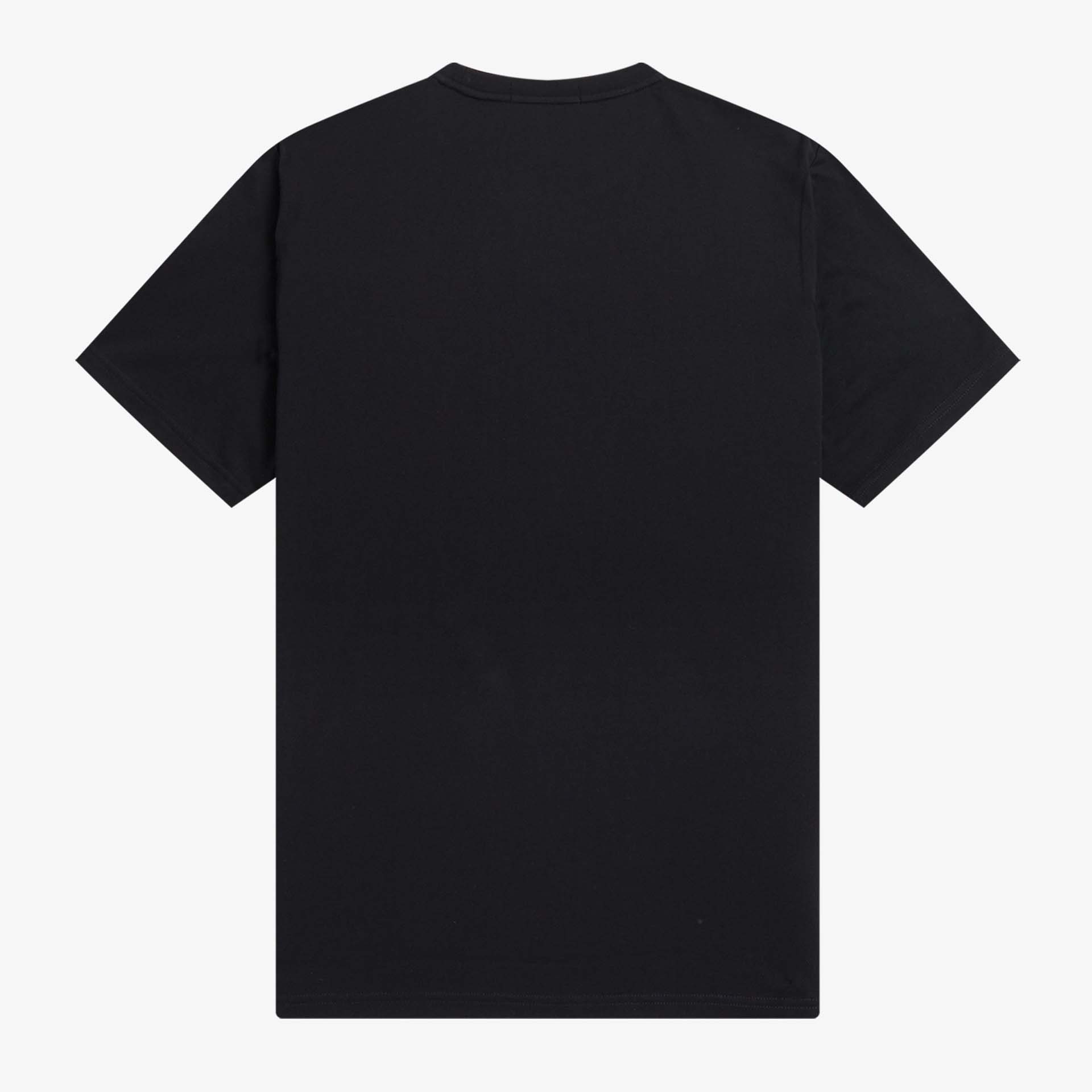 Fred Perry Embroidered T-Shirt Black Fred Perry Embroidered T-Shirt Black