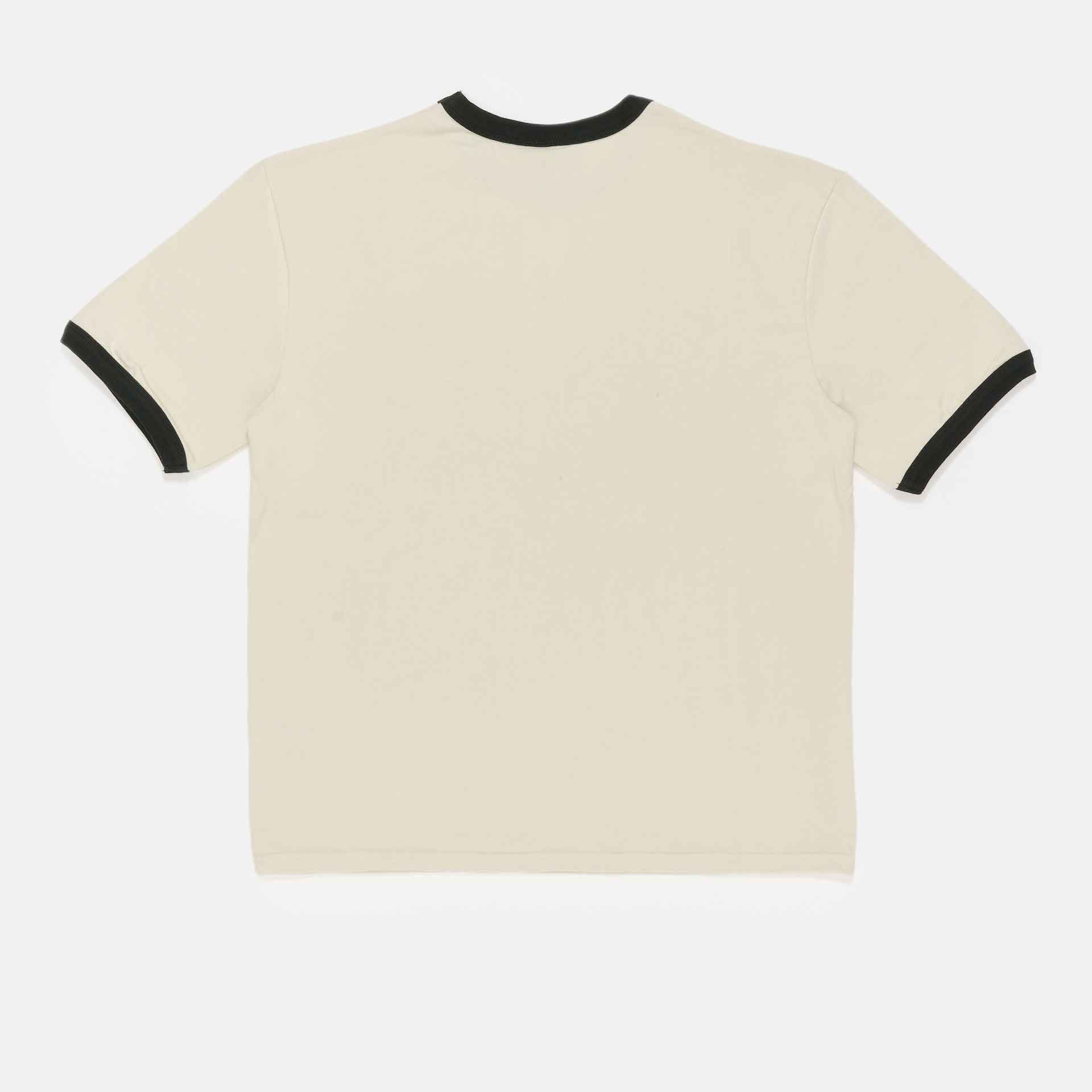 PEGADOR Trounce Oversized Ringer T-Shirt Vintage Washed Angles Cream