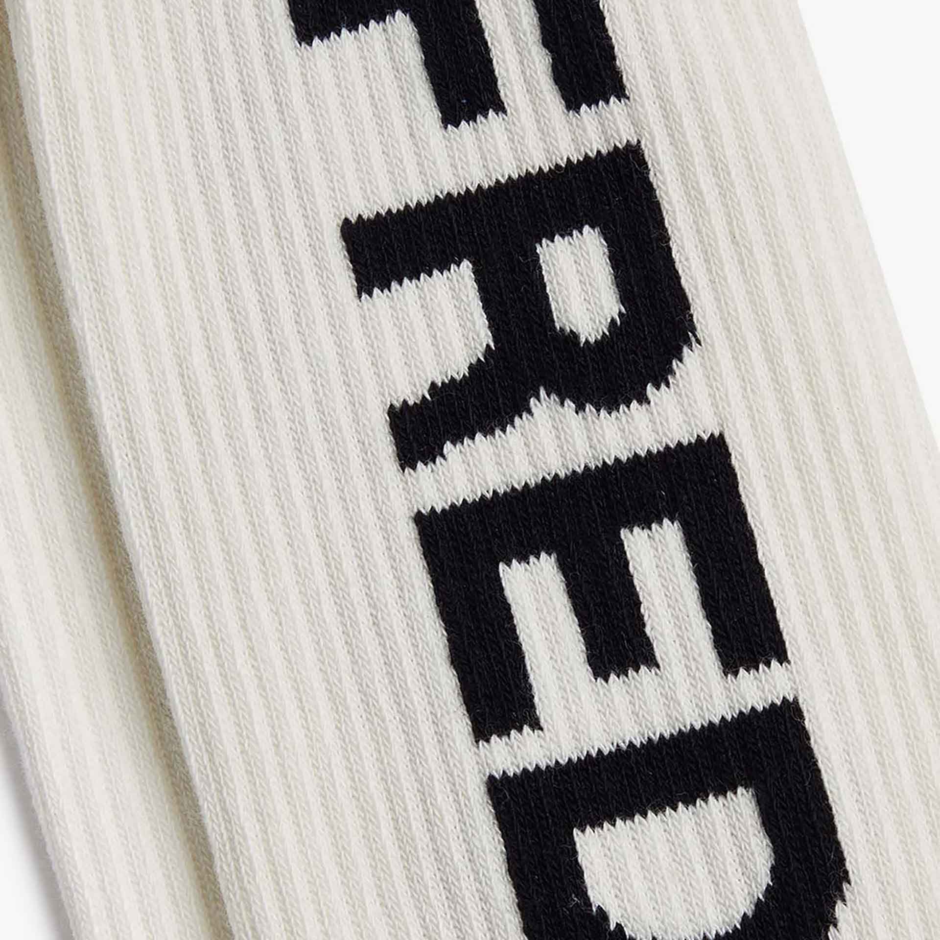 Fred Perry Branded Rib Socks White