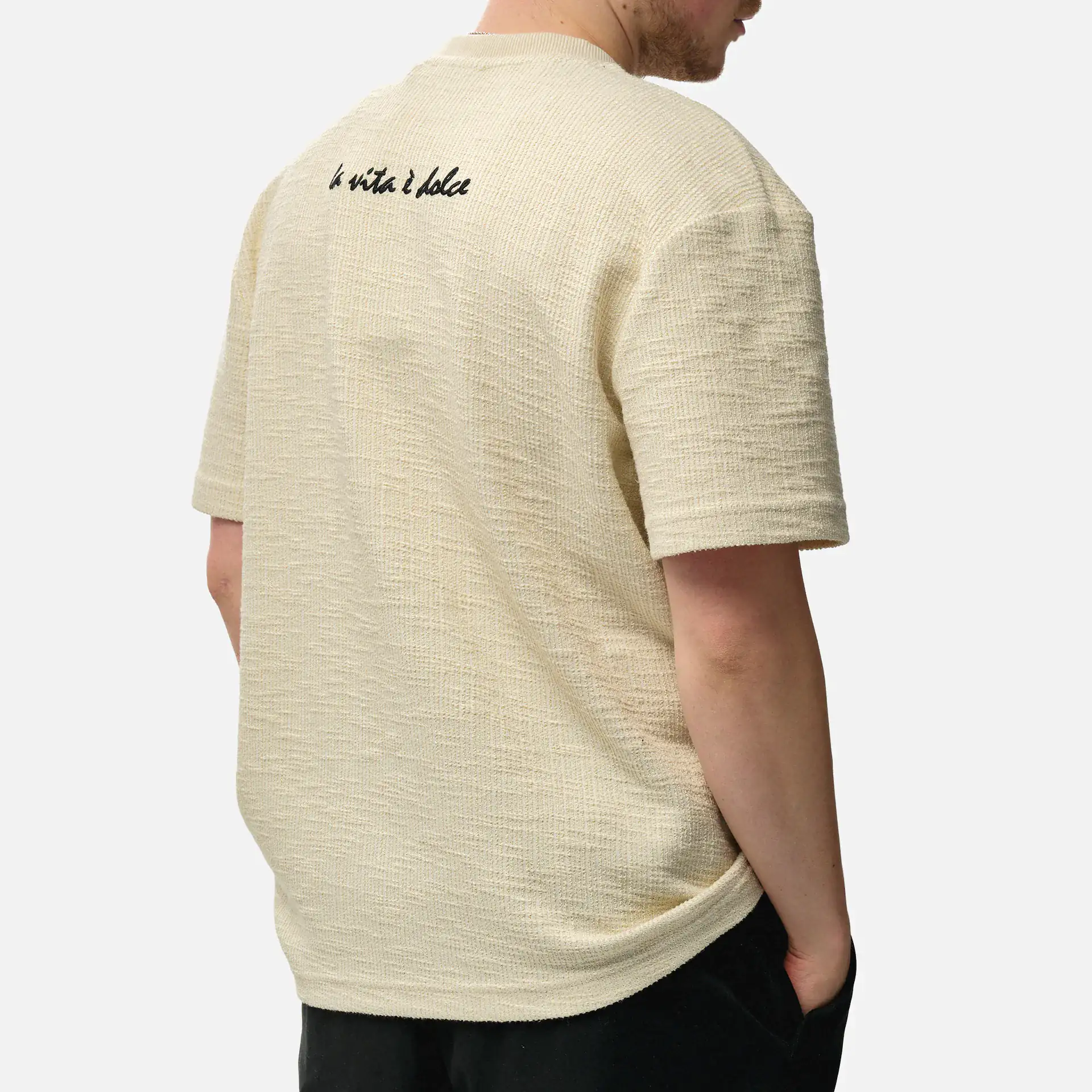 Carlo Colucci Gelato Oversized T-Shirt Beige