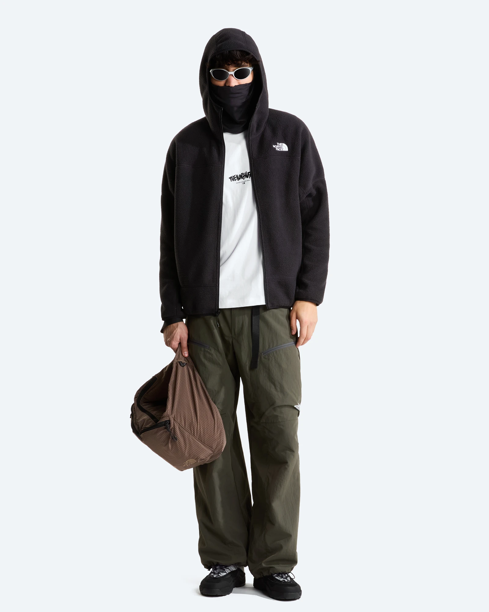 M NSE Full Zip Mask Fleece Jacket TNF Black