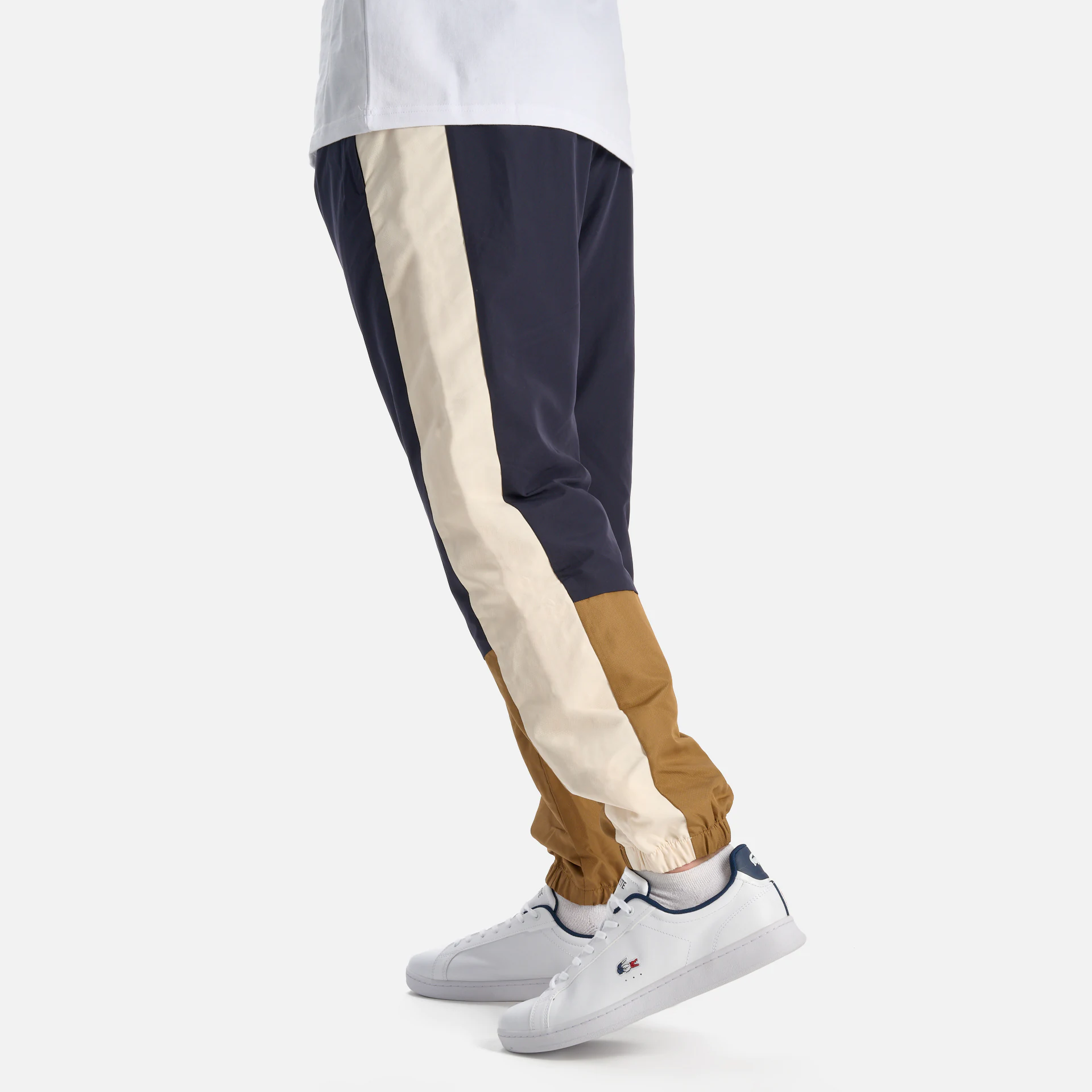 Lacoste Water Repellent Recycled Fiber Track Pants Abysm/Cookie/Lapland